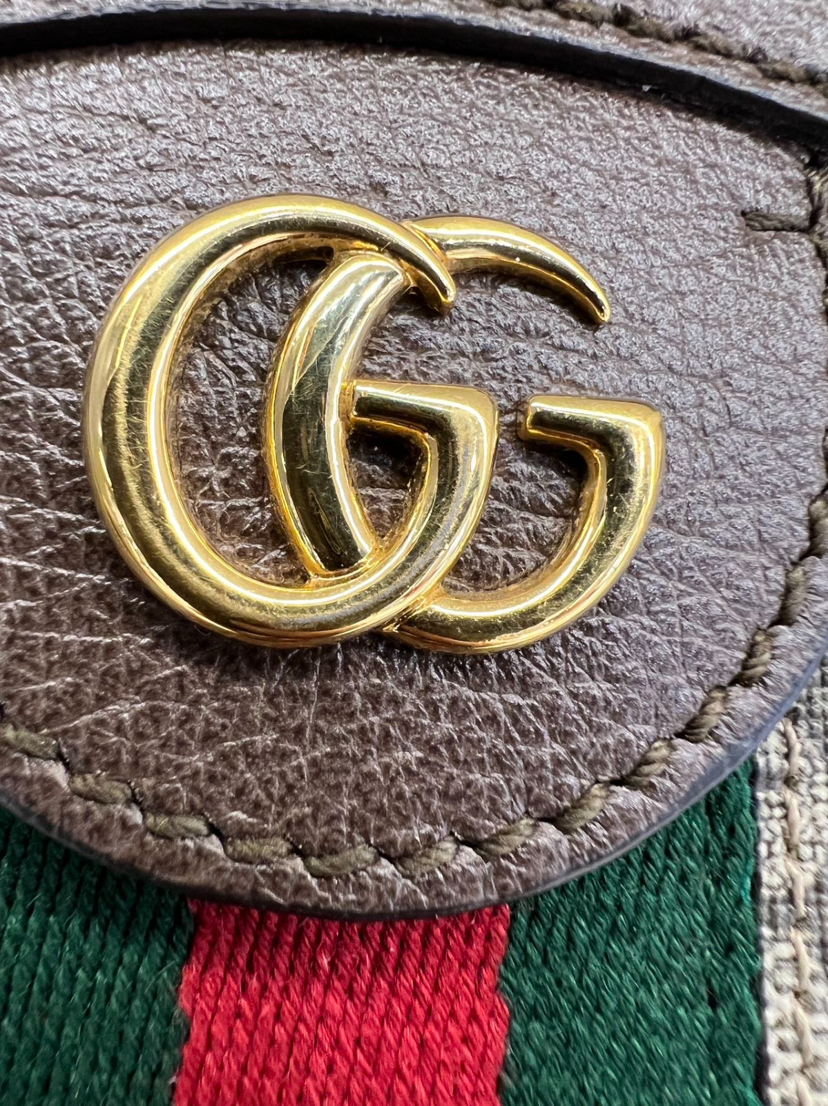 Authentic Gucci Ophidia GG Round Shoulder Bag GG Supreme Canvas Crossbody Bag