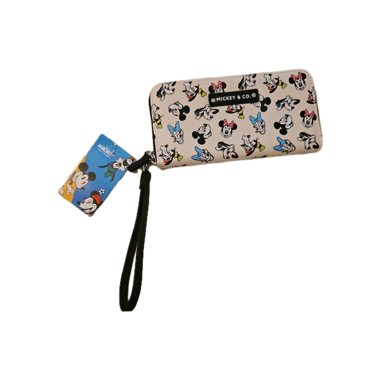 Disney Mickey & Co Mickey & Friends Zip Around Wallet NWT Aldi Exclusive