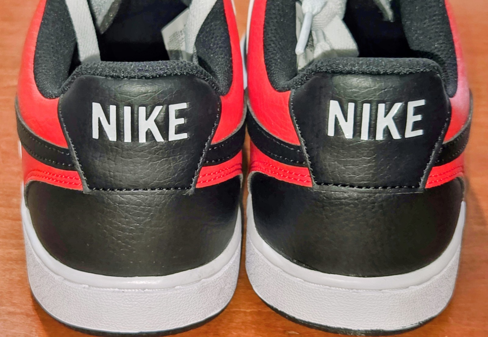 Nike Court Vision Lo University Red Black White Men’s Low Top Sneakers 9.5