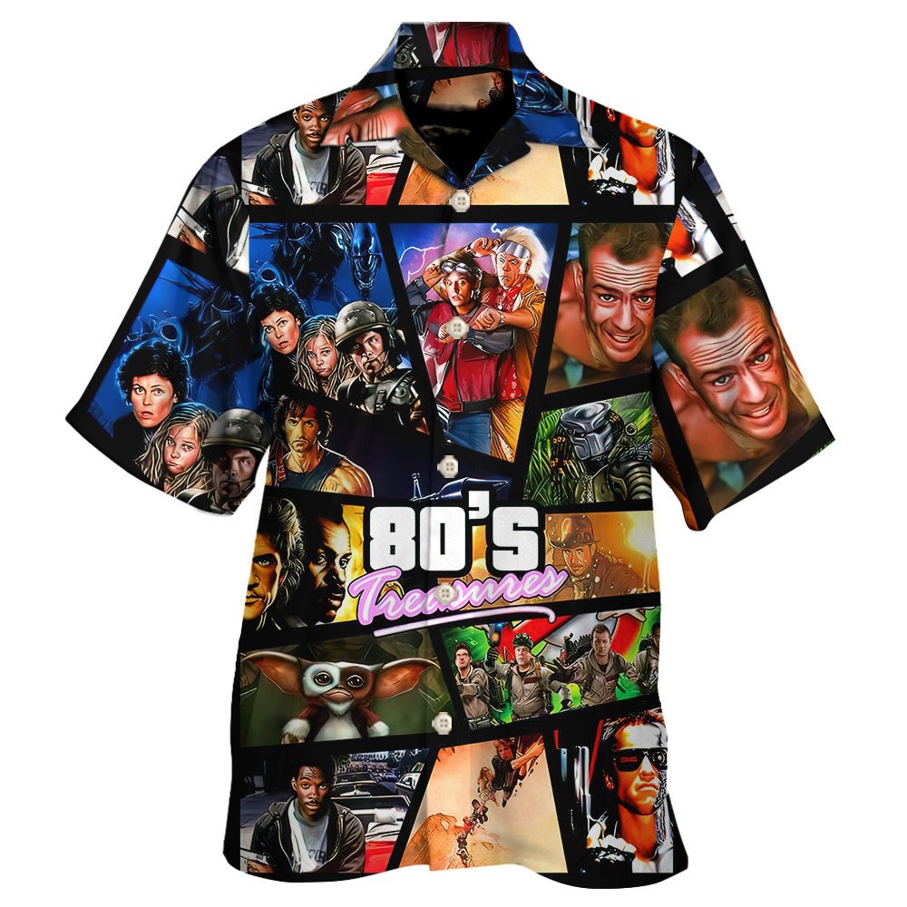 Retro 80s Movie Hawaiian Shirt