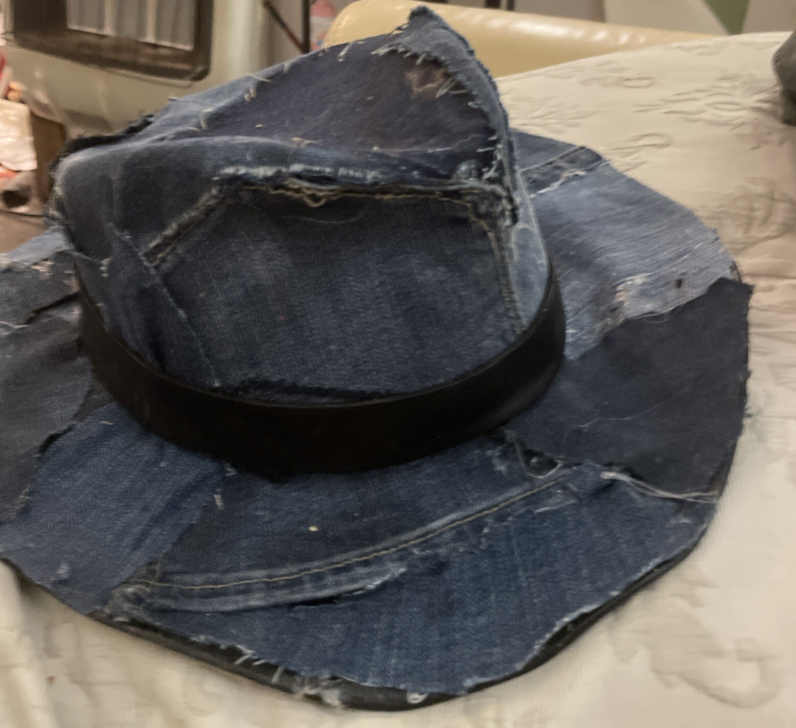 Vintage Winfield Cover Co. San Francisco Hot Custom Upcycle W/ Reclaimed Denim