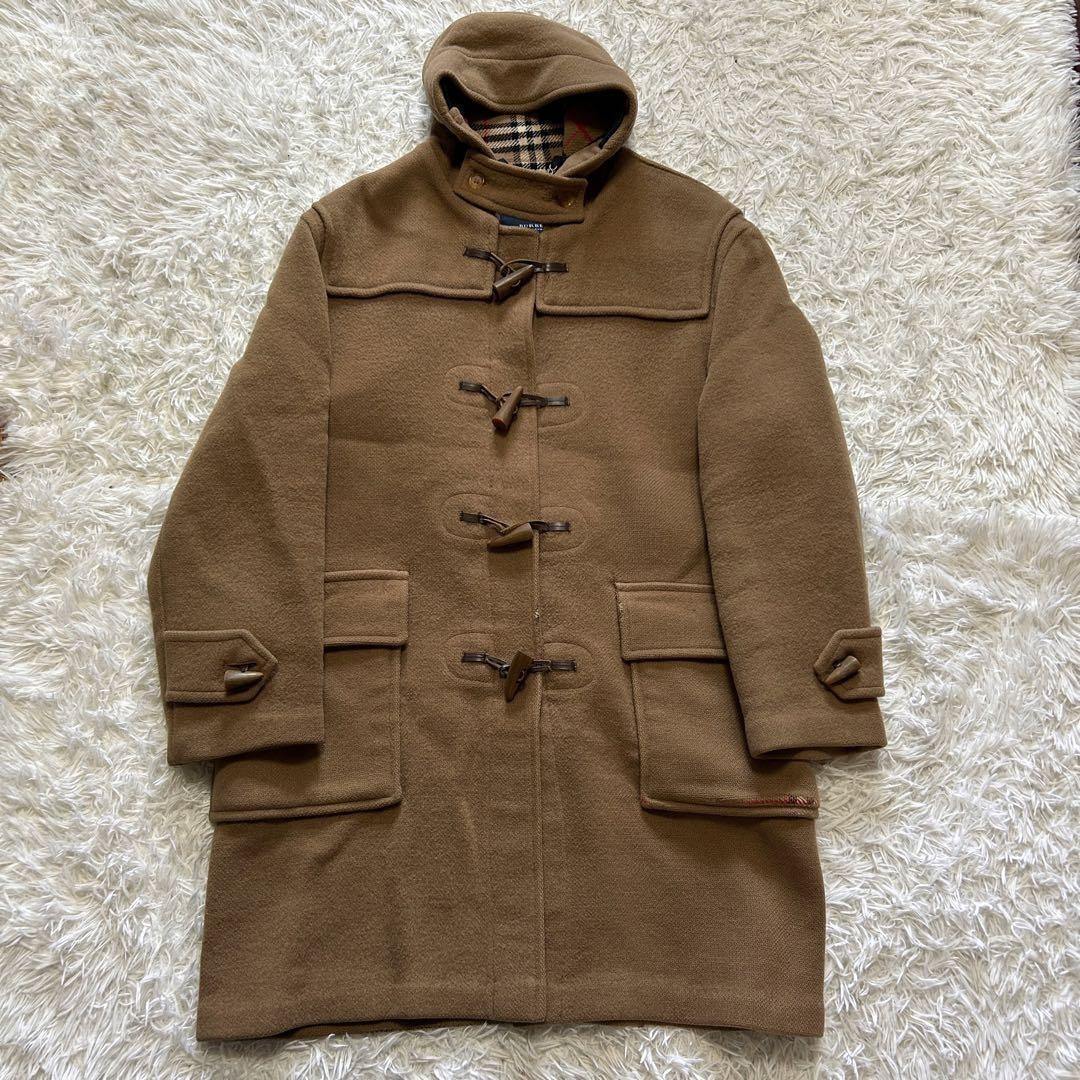 Burberry London Duffle Coat British Wool Nova Check