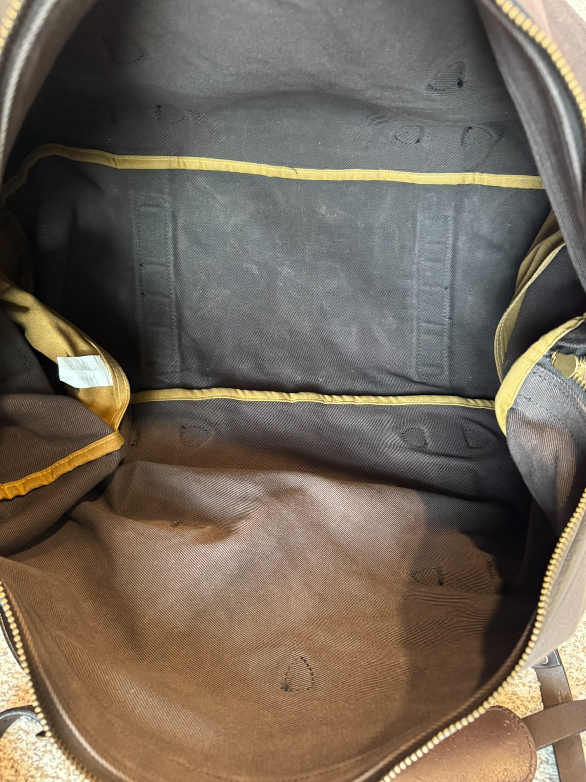 Filson Large Duffel Bag 223 Brown Rugged Twill YKK 2009 Made in USA