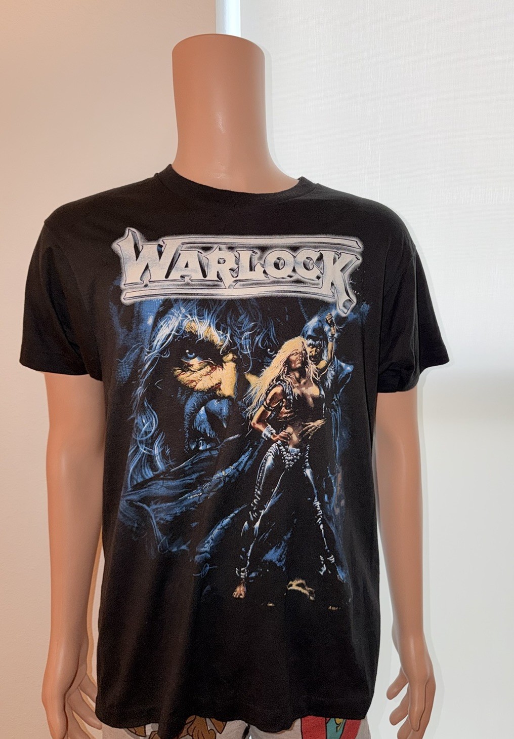 Vintage 1988 Warlock Triumph And Agony Tour Single Stitch Band T-Shirt USA