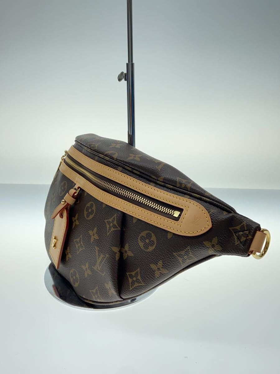 LOUIS VUITTON SHOULDER BAG LEATHER Brown TOTAL PATTERN M46784 Used