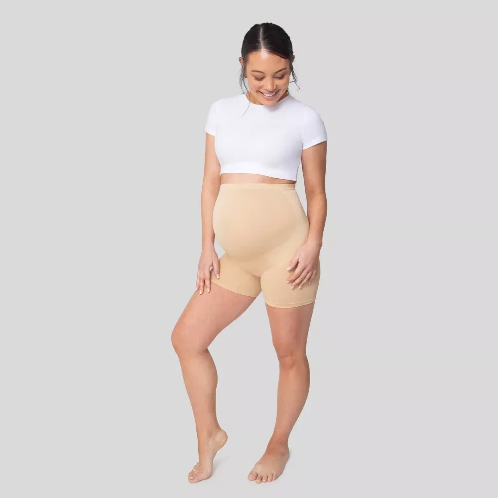 Belly Bandit Basics Maternity Support Shorts – Nude Size XL