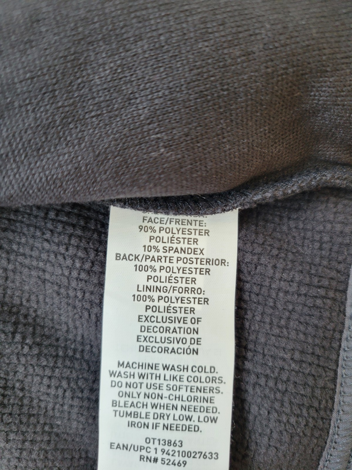 OZARK TRAIL Jacket Water and Wind Resistant Size M, NWT greystone