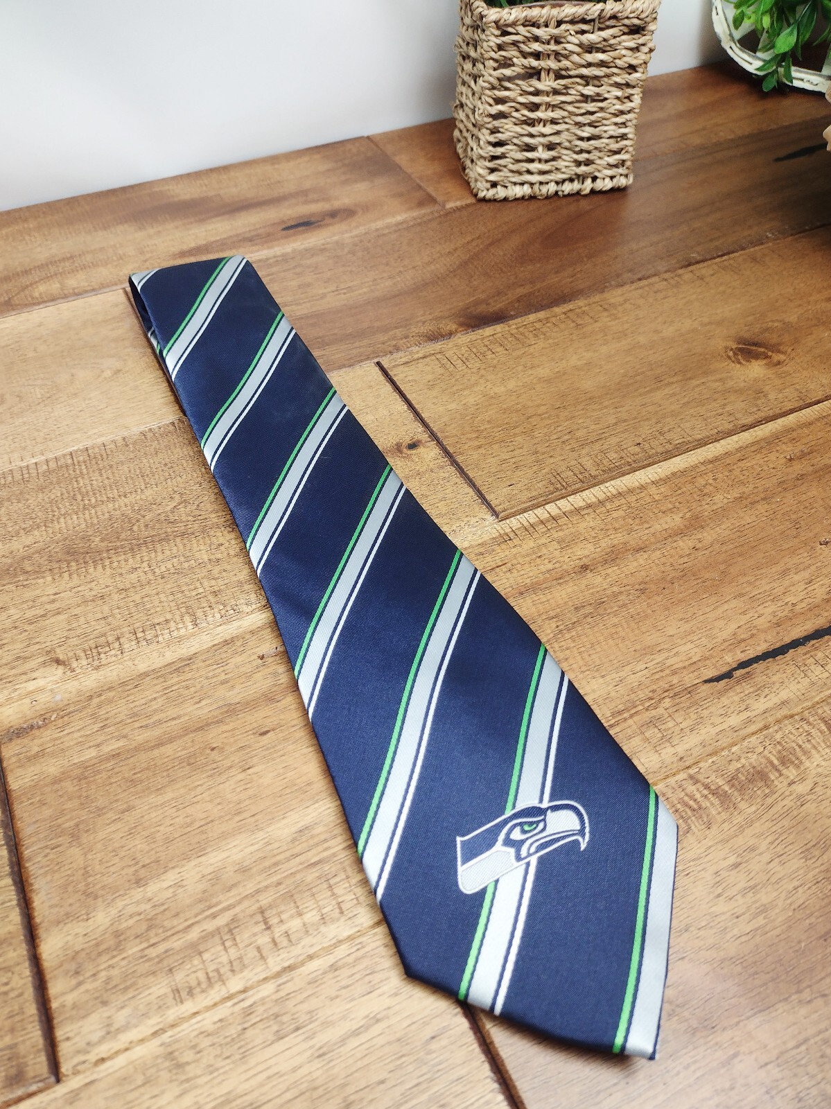 NFL Seattle Seahawks Woven Necktie – Men’s Necktie – Tie