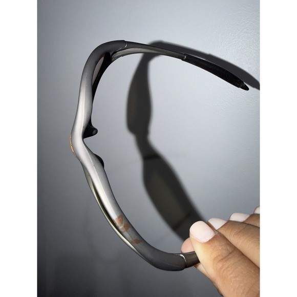 Oakley Minute Dark Gray Frame with Fire Iridium Polarized Lens Y2K