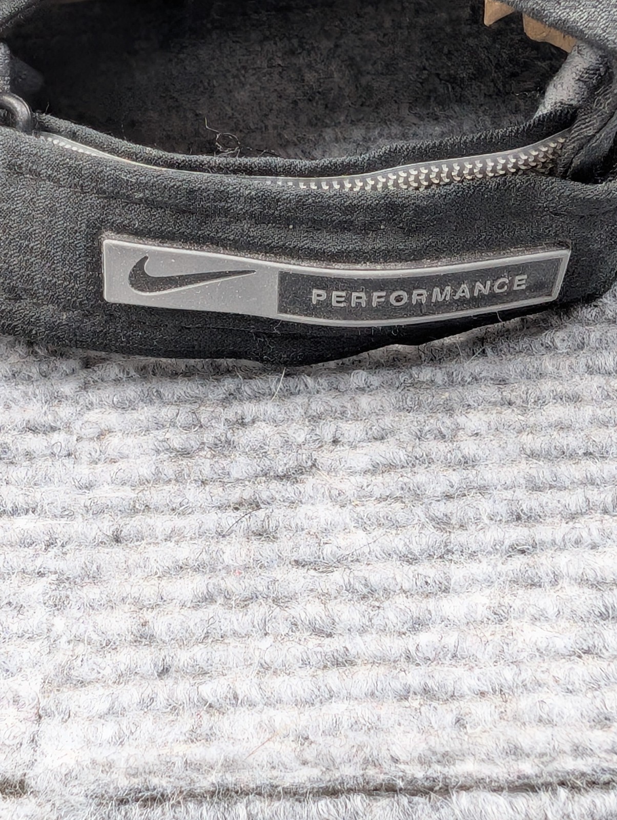 Nike Dri Fit Panel Hat Womens One Size 6 Panel Tailwind Running Black Light