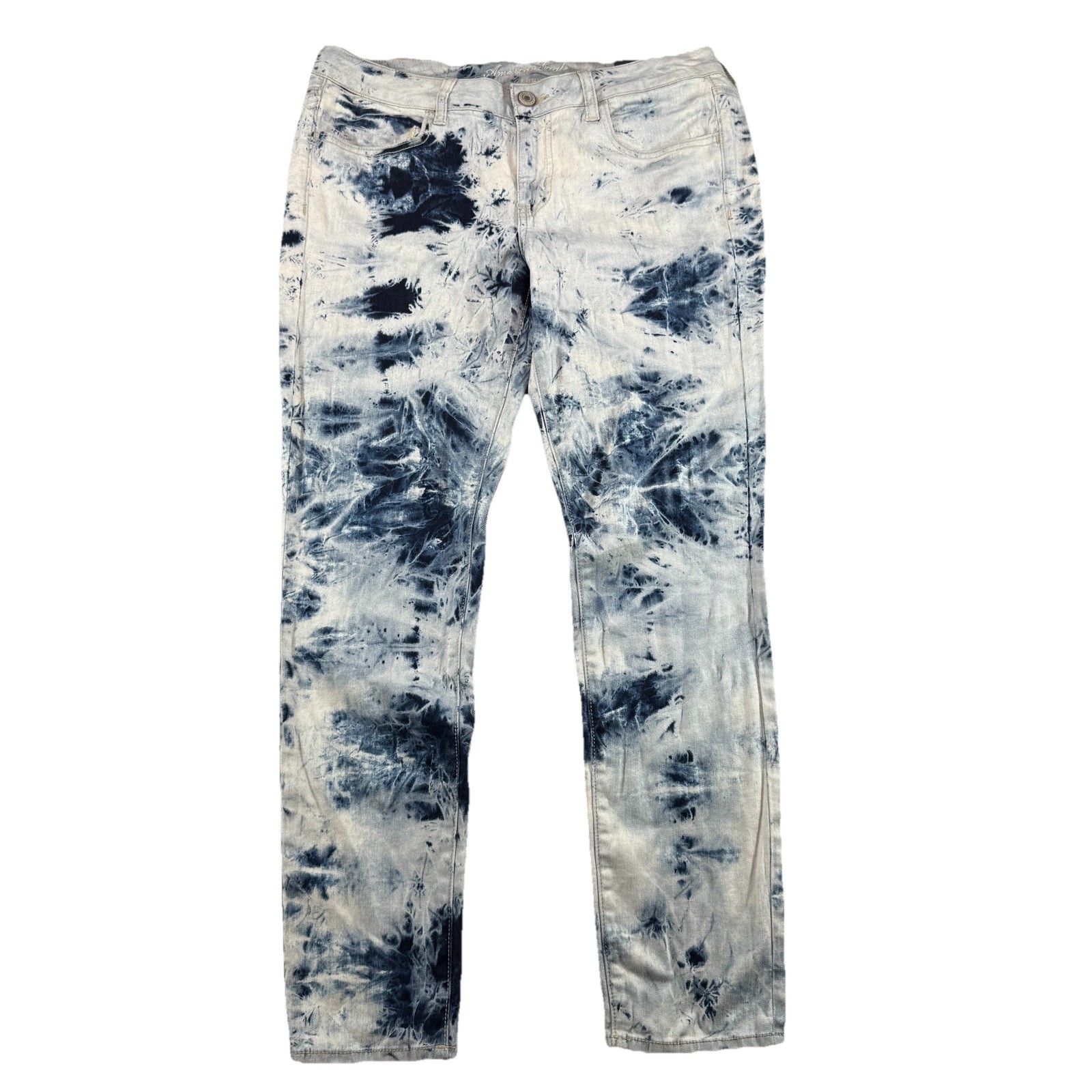 American Eagle Outfitters Jegging Womens 14 Regular Tie Dye Super Stretch Jeans