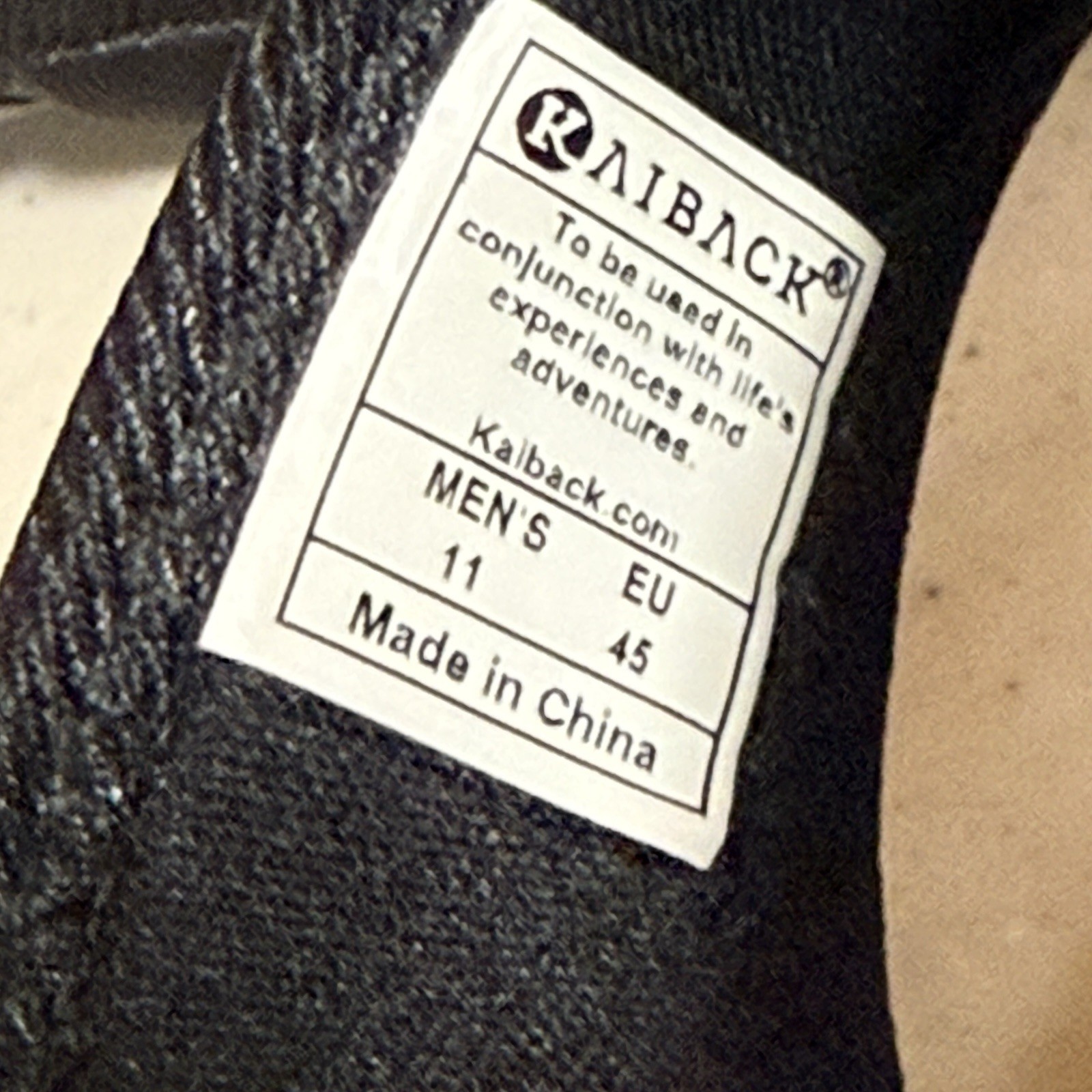 Kaiback Outdoor Sandals Men’s 11 Beach & Sport Flip Flop with Tough Tread Black