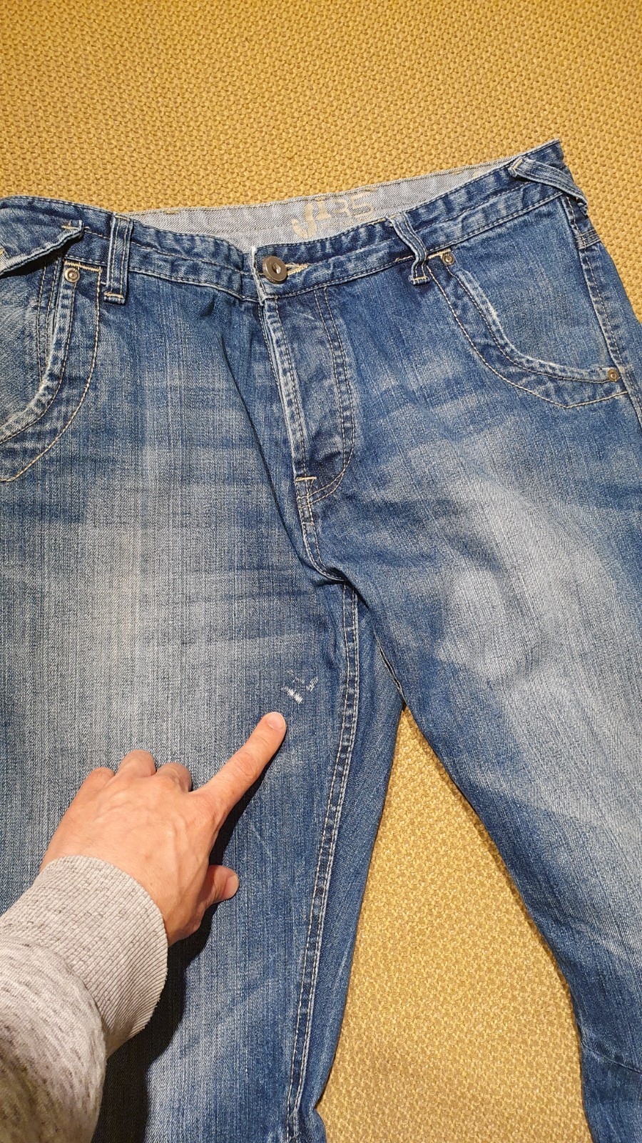 Jack & Jones Core Men’s Blue Wide Leg Jeans Sz W34 L30 Premium 100% Cotton Demin