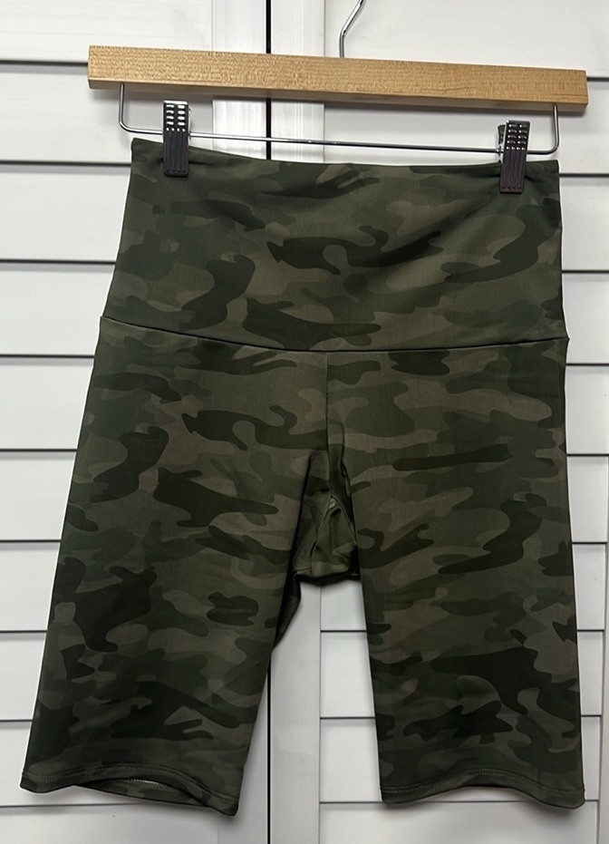 Free People Movement + Onzie High Rise Stretch Camo Bike Shorts Women’s Size S/M