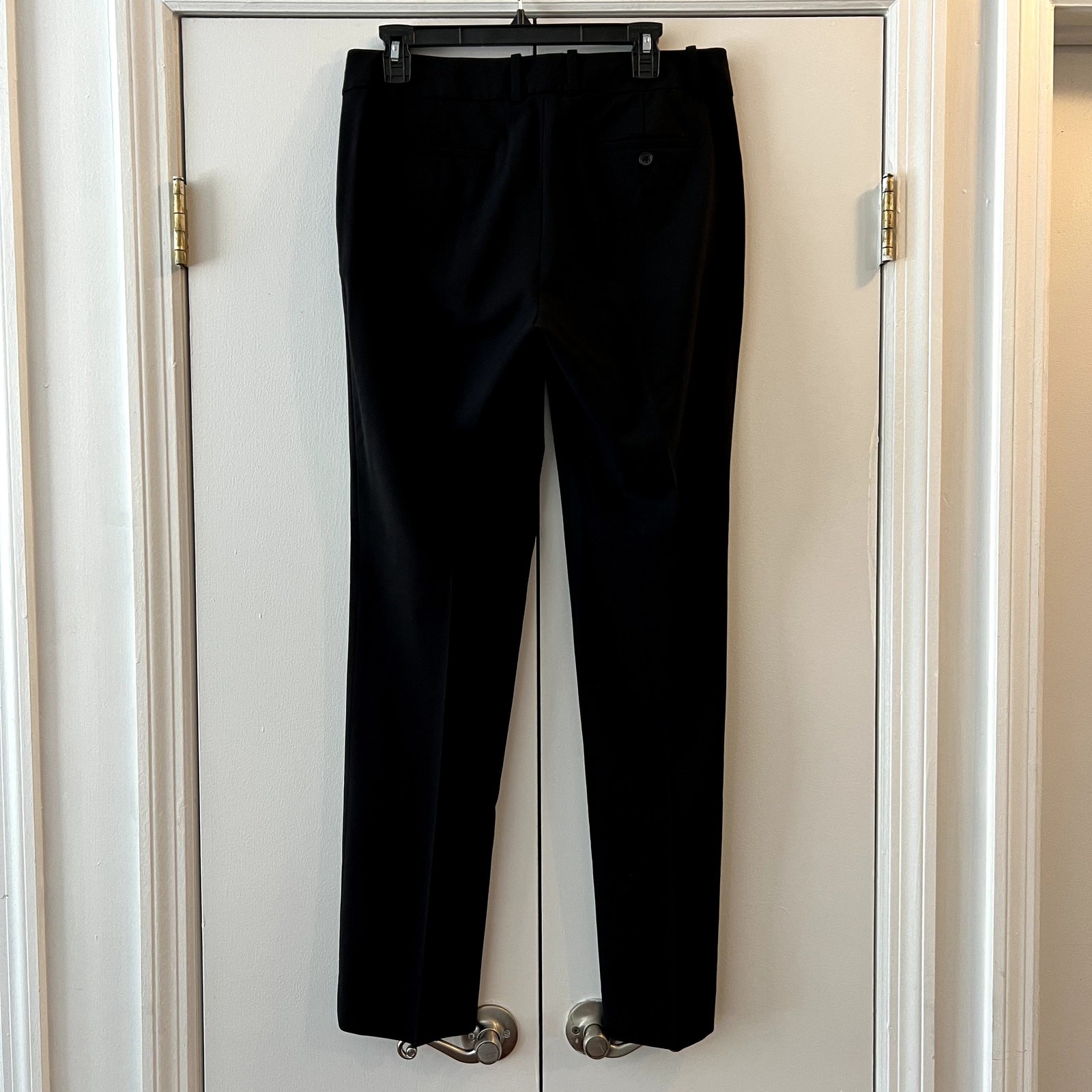 J. Crew Favorite Fit pants black Size 8 Italian Fabric wool