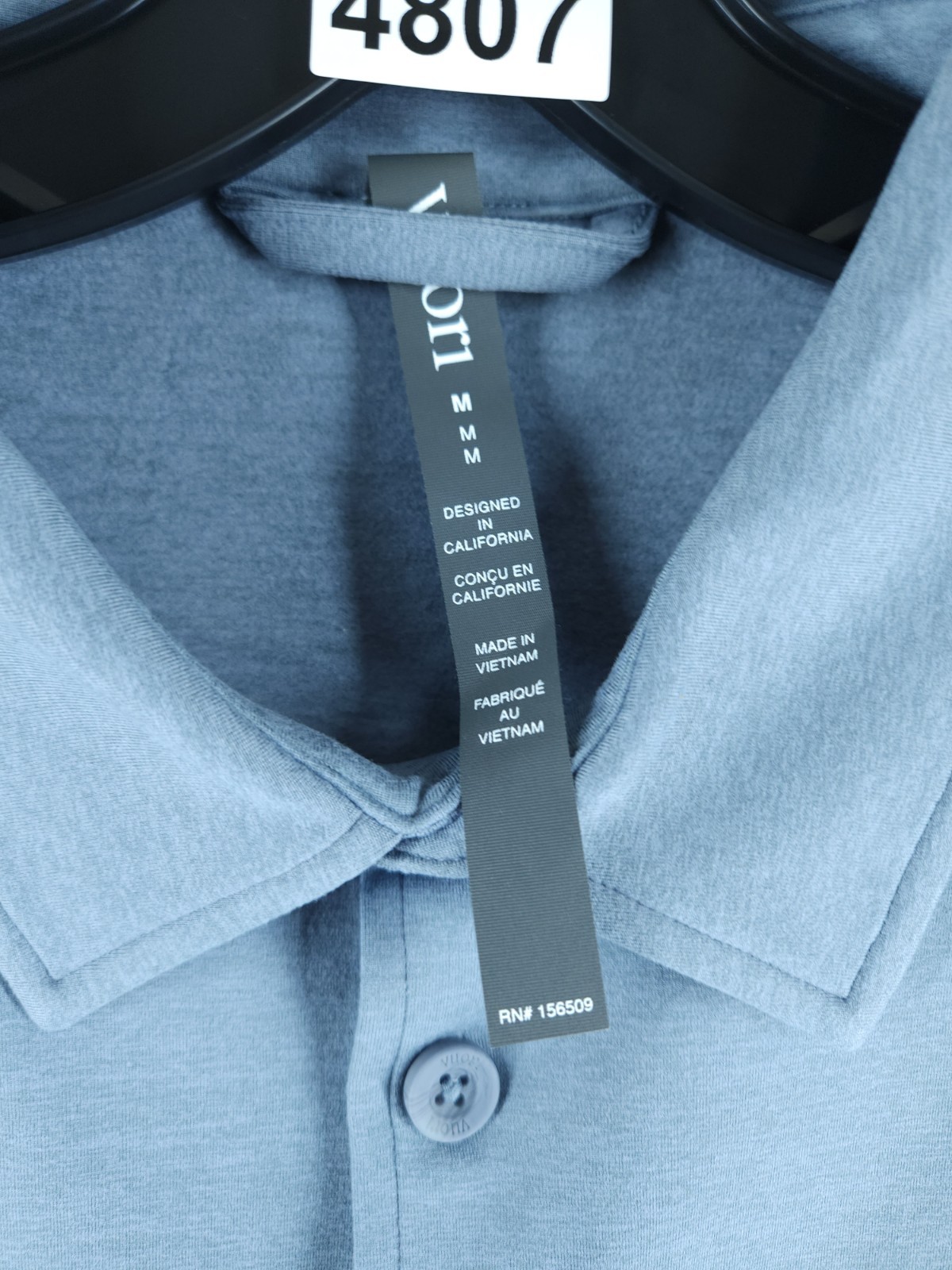 Vuori Coronado Shirt Jacket Men’s – Slate Blue Heather New Size Medium