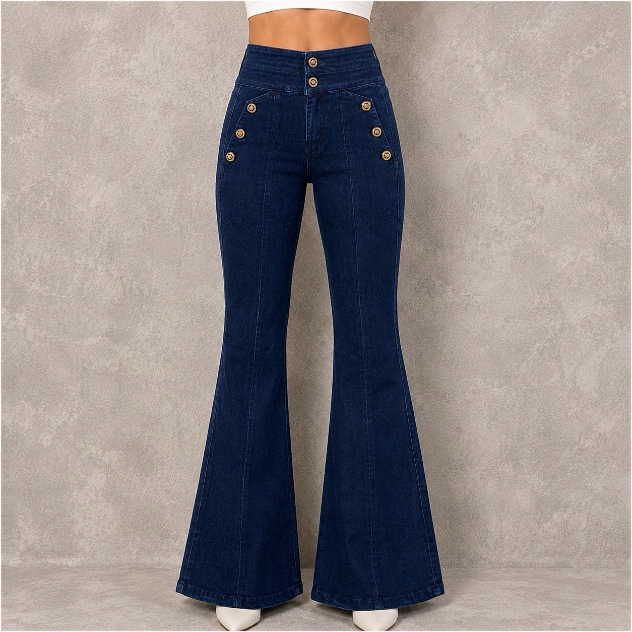 Veronica Beard Beverly Skinny Flare High Rise Jeans Womens 25×32 Blue Stretch