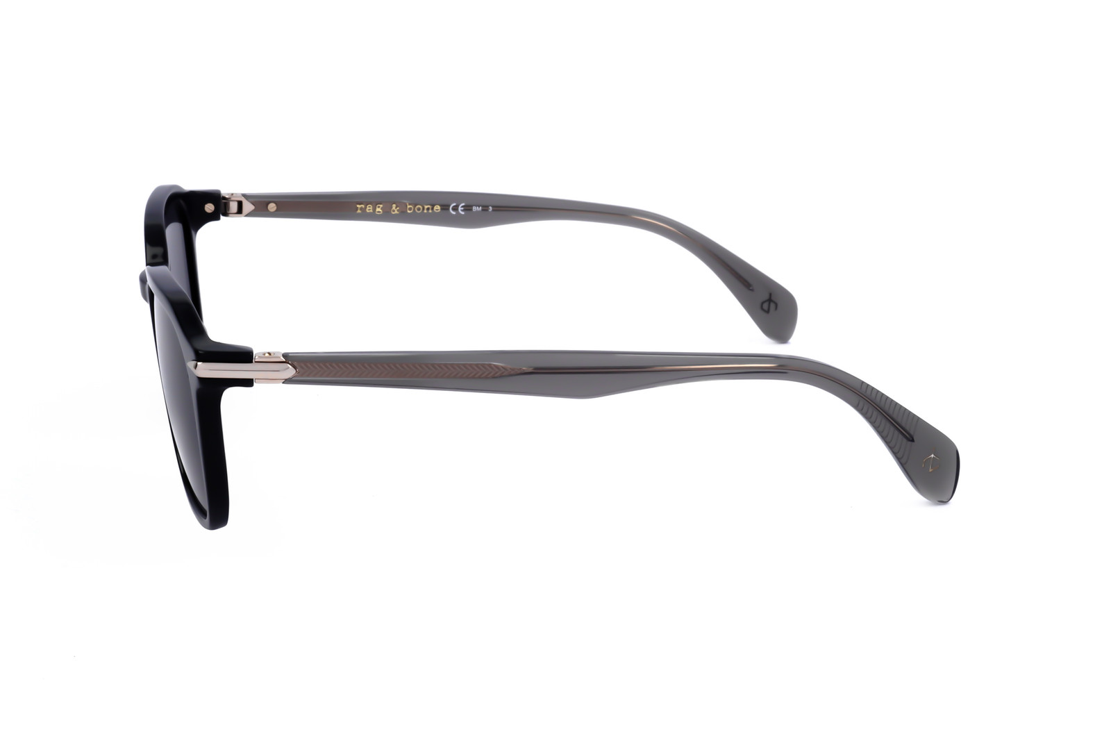 Rag & Bone Men’s 52 mm Black Sunglasses RNB5043-S-807-52