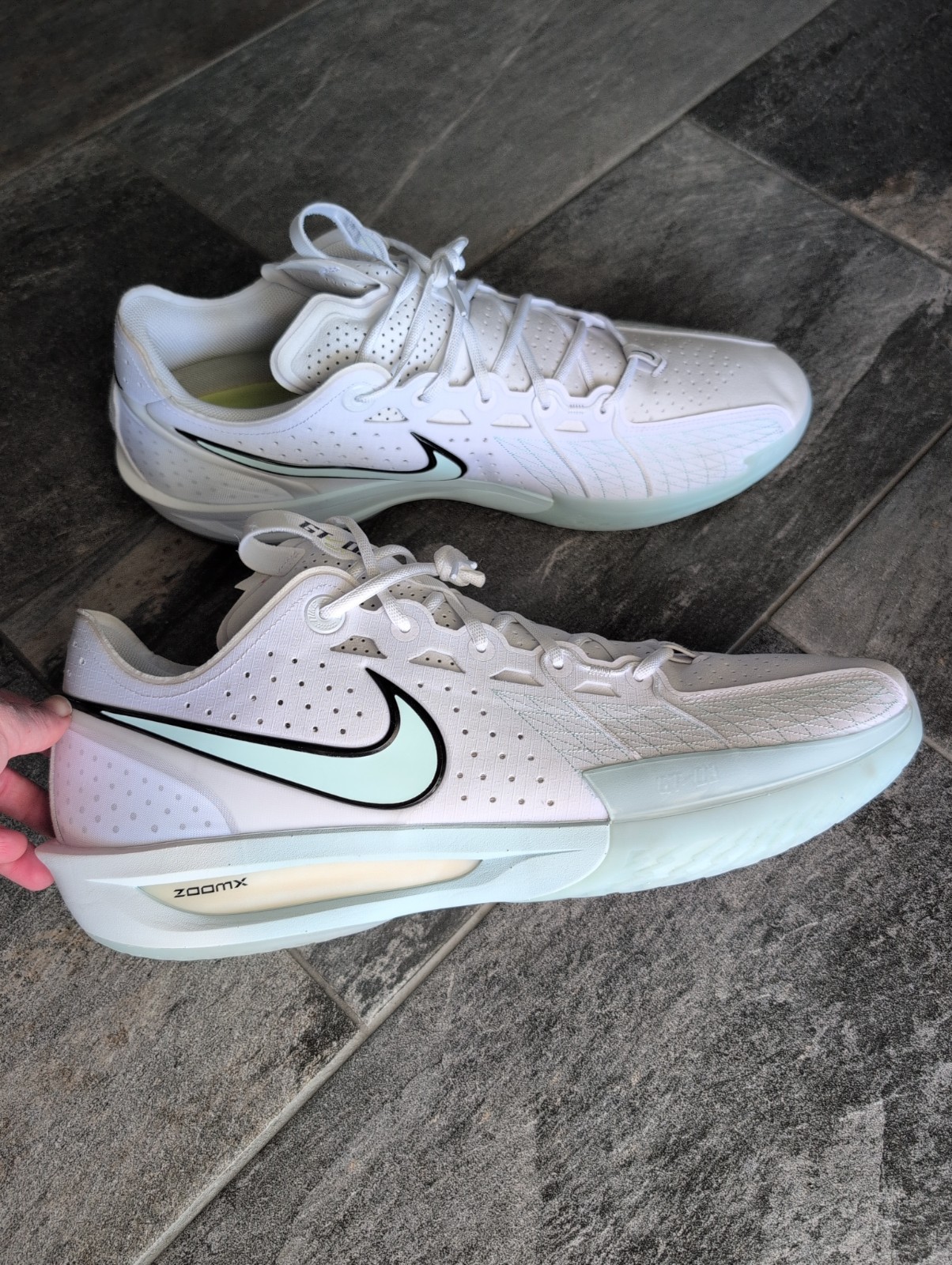 Nike Air Zoom GT Cut 3 Men’s size 20 Glacier Ice Blue DV2913-104 Basketball Shoe