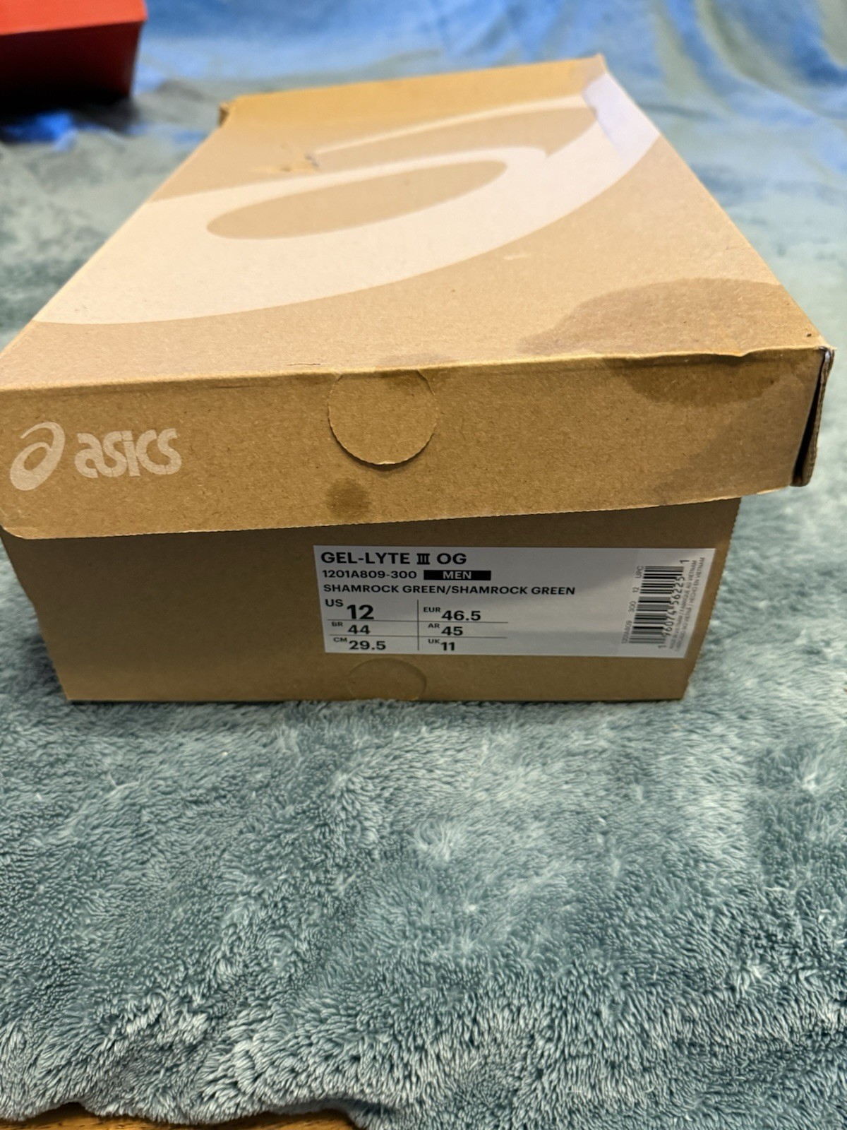 ASICS Gel-Lyte III OG Shamrock Green 1201A809-300 Size 12