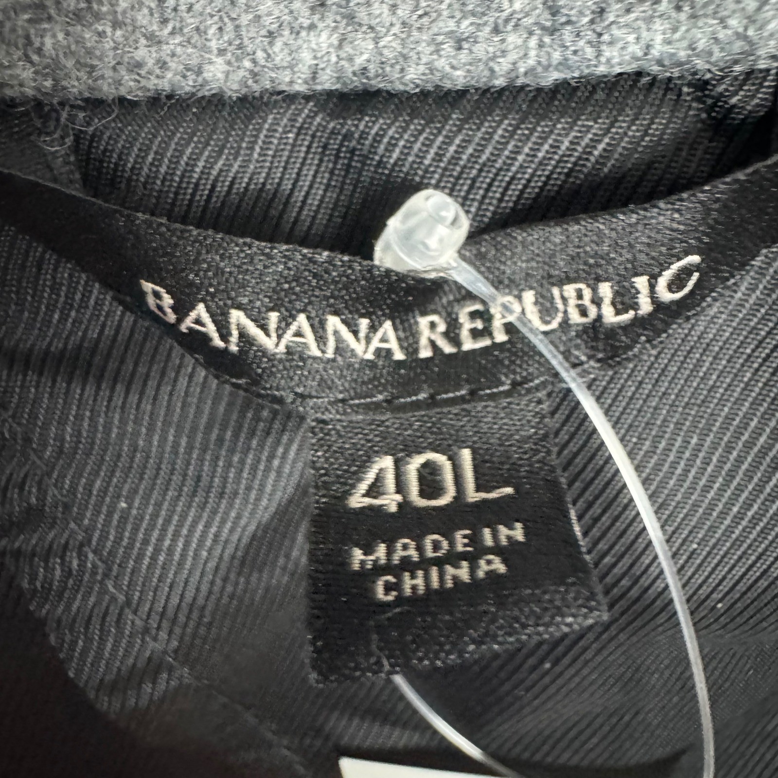 Banana Republic Mario Bellucci Wool Gray Blazer Jacket Mens 40L Long NEW