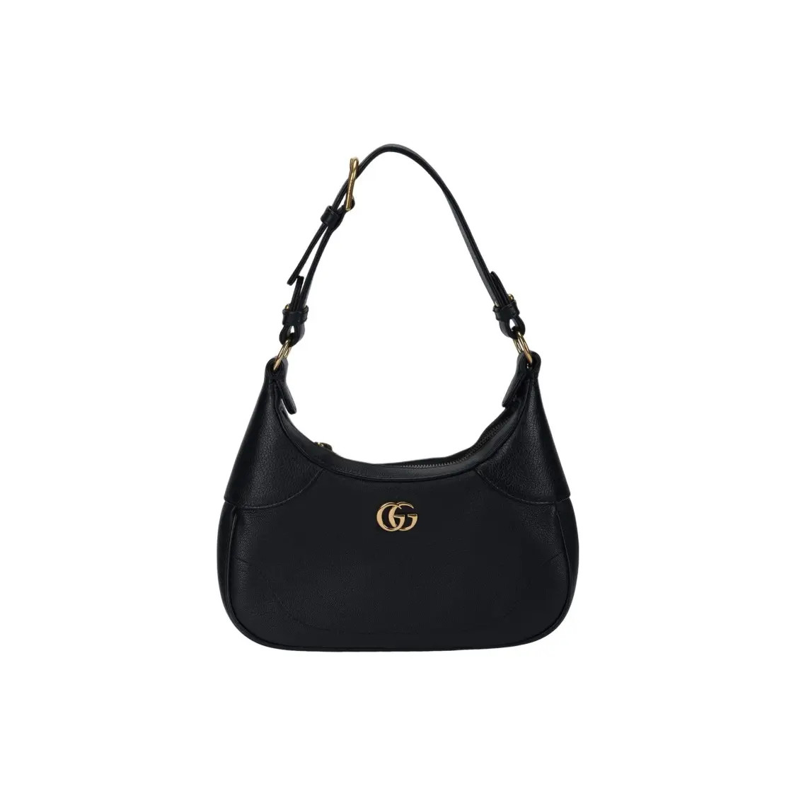 Gucci Aphrodite Double G Logo Underarm Bag Small Women’s Black 9.8×2.7×7.4 in