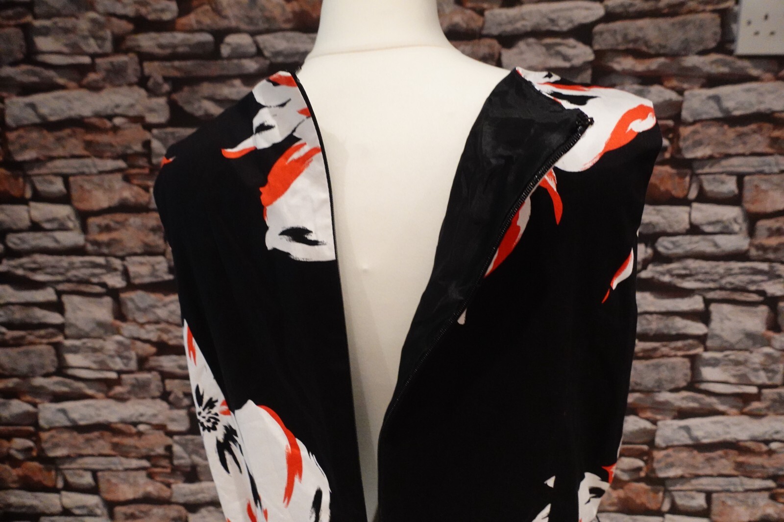 Collection Debenhams Belted Sleeveless Lined Back Zip Dress Size 20