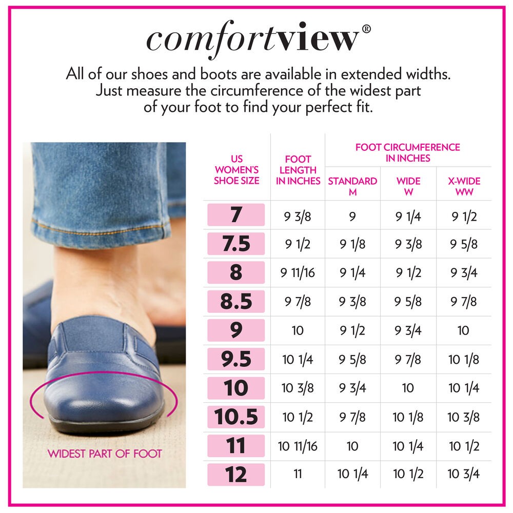 Comfortview Women’s The Cheryl Flat (Wide Widths Available)