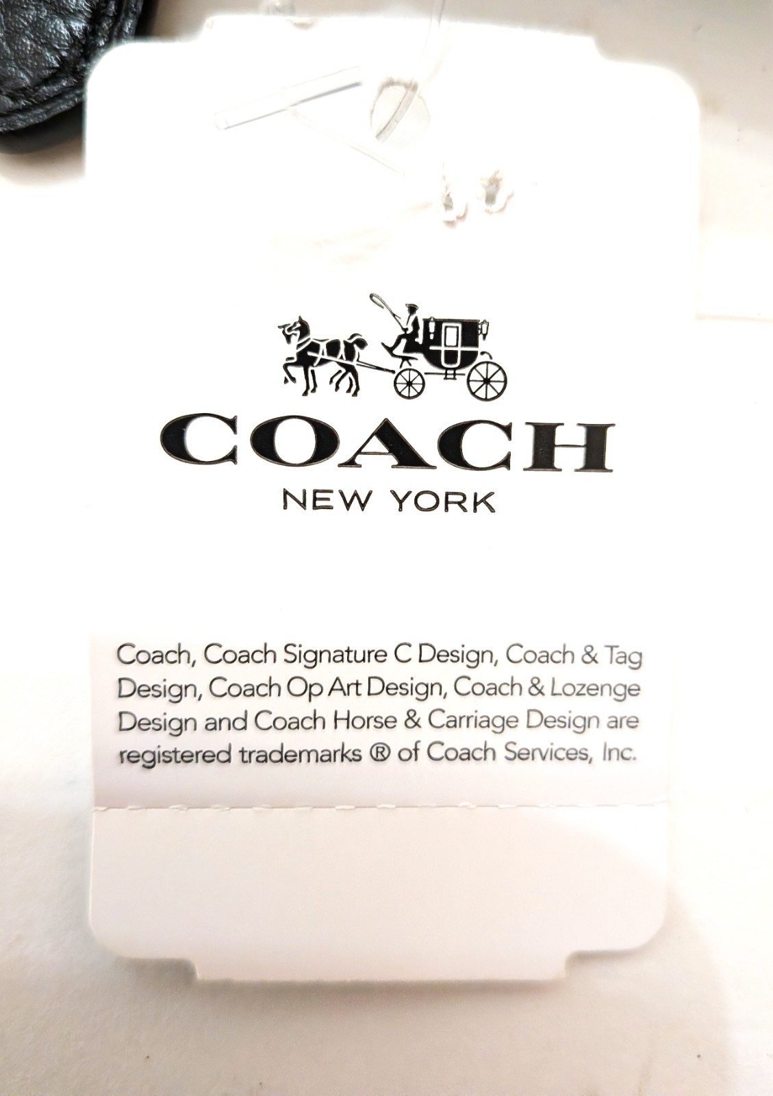 NWT Coach Logo Black Nylon Zippered 2 Section Crossbody Bag 4.75″ x8.75″x 1.75″