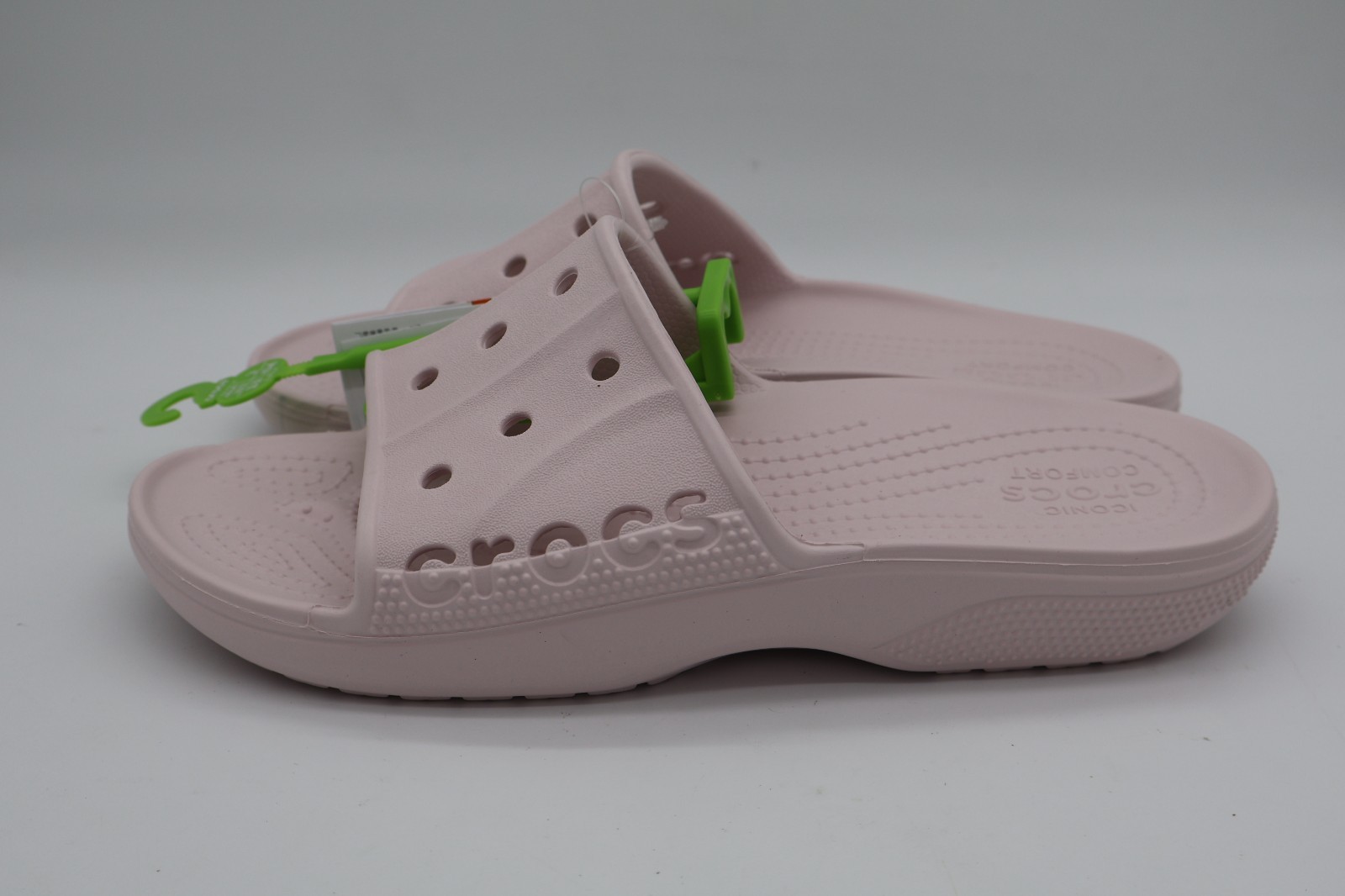 Crocs Baya Slide Sandals Cobblestone Tan & Off Pink Unisex M-6/W-8 Lot of 2