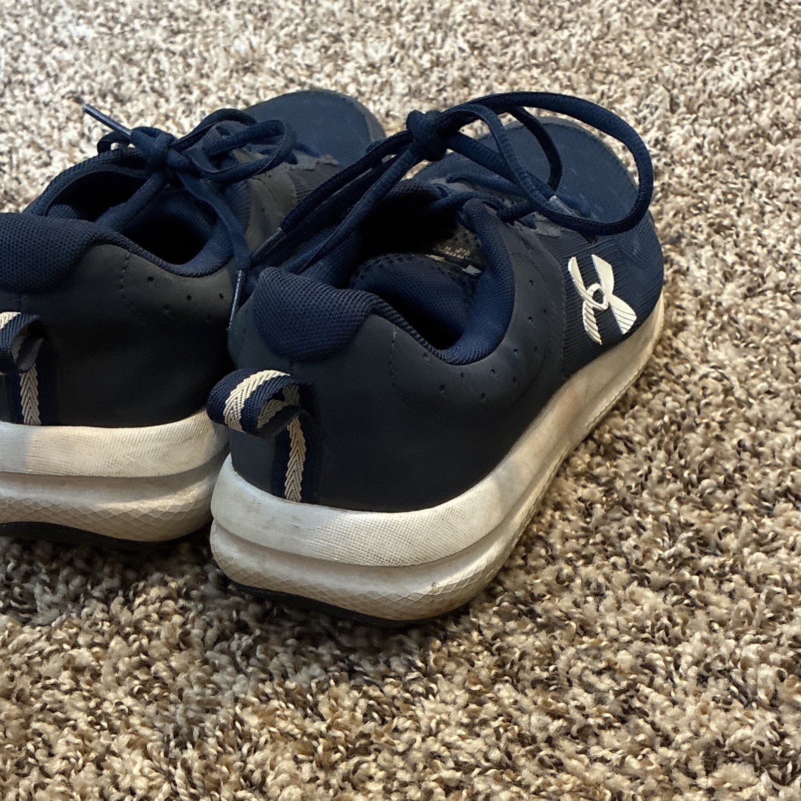 Under Armour Charged Assert 10 Academy Blue Mesh Sneaker 3026175-400