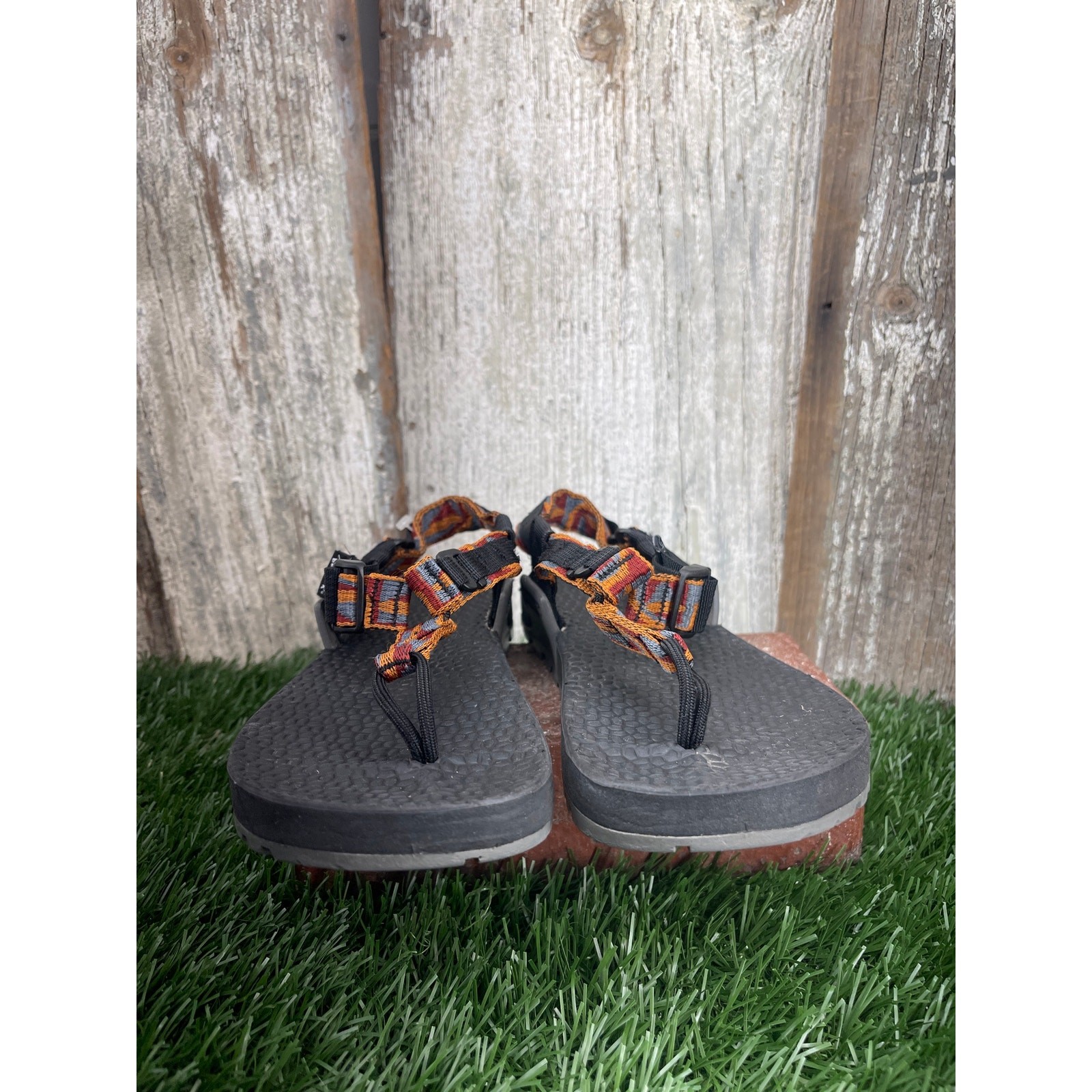 Bedrock Cairn 3D Minimalist Adventure Rust Sandals Women’s 6