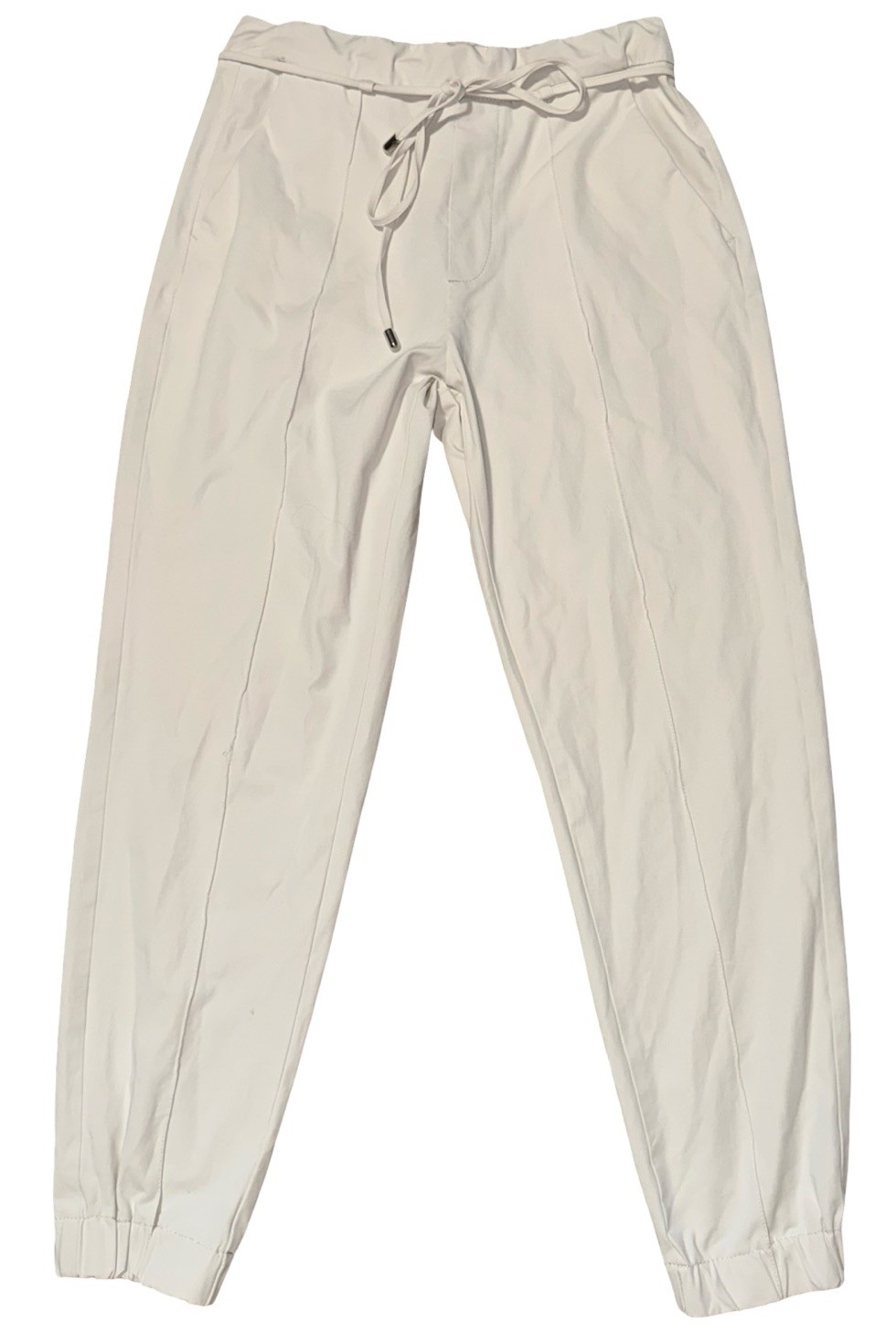 Mac Jeans Womens Pants Essential Jogger US 6 EU 36 Beige Drawstring Designer