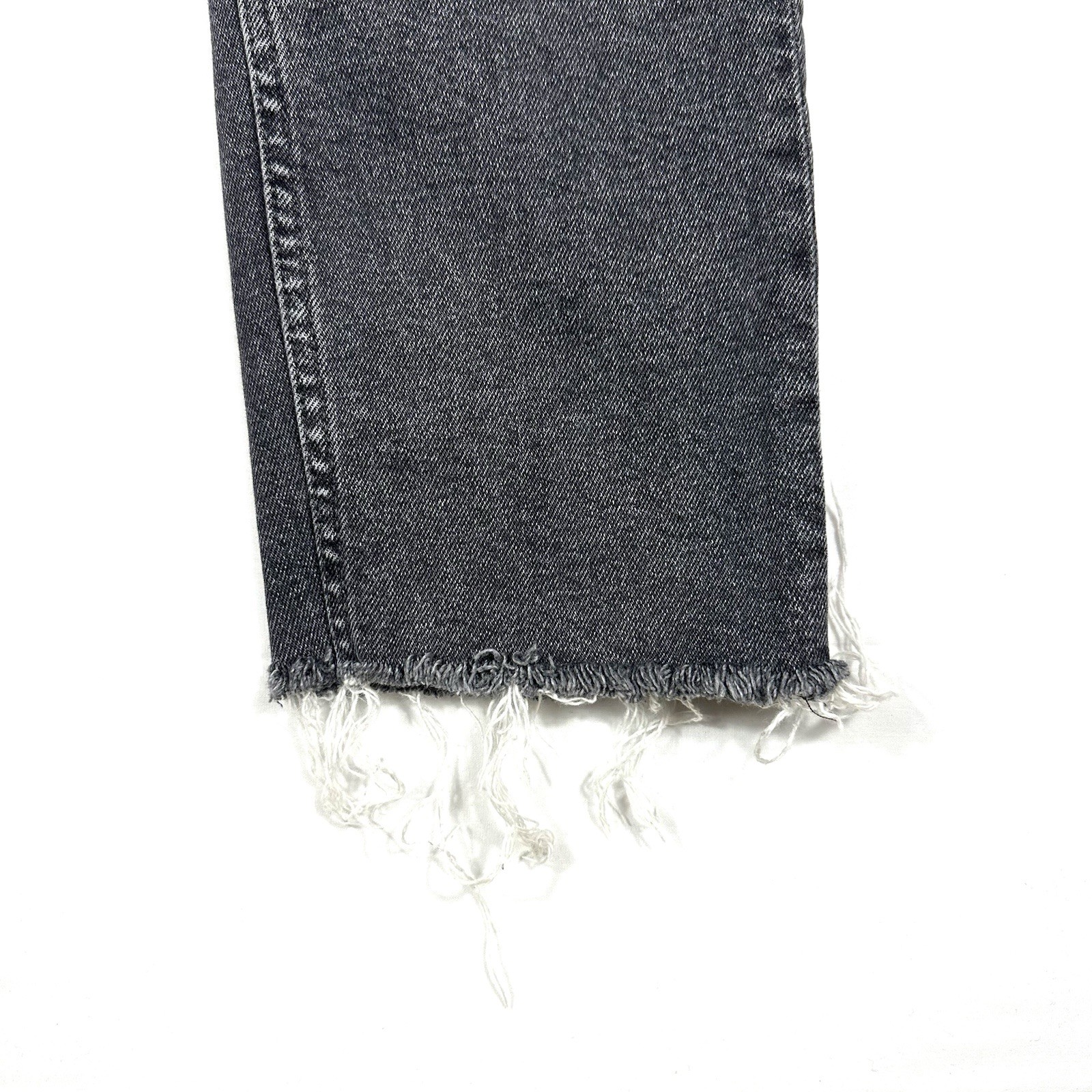 Levi’s 505c Grey Denim Slim Jeans “32×28” with custom length & distressing
