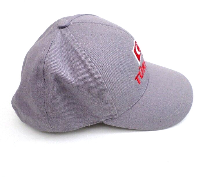 Turkiye Hat Cap Adjustable Strapback Gray Turkey