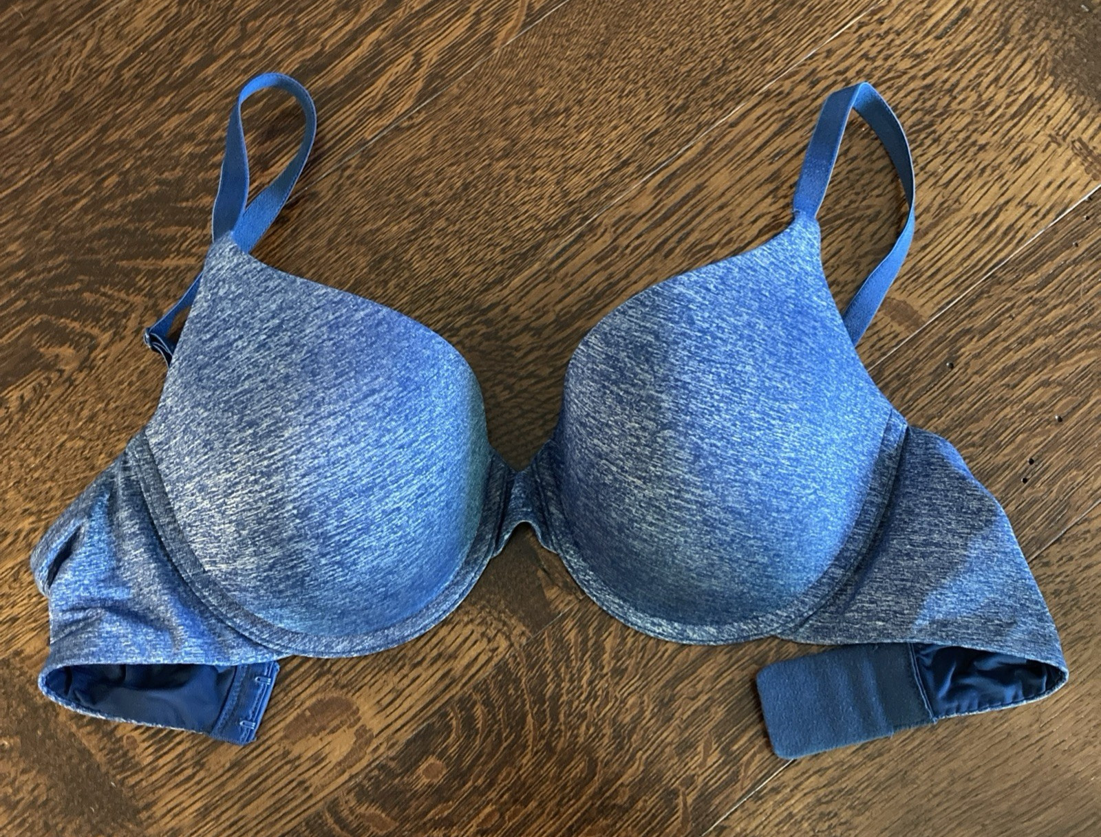 Victoria’s Secret Uplift Semi Demi bra sz 34D Underwire Multiway straps in Blue