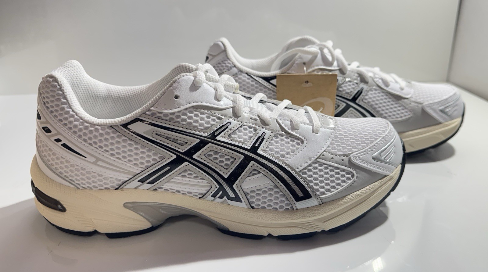 ASICS Gel 1130 White Cloud Grey 1201A256-118 Mens Size 5 Womens Size 6 1/2 NEW