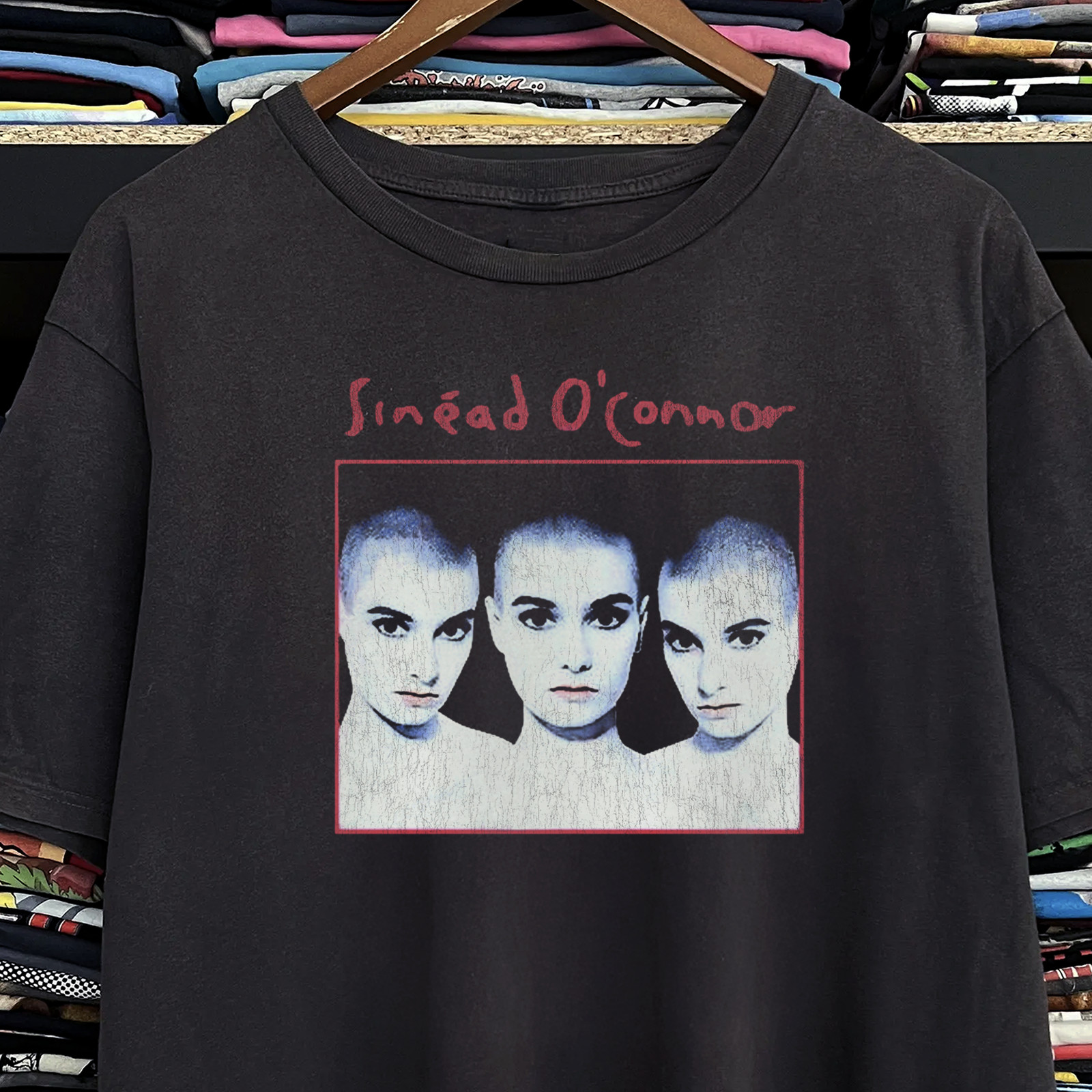 90s Sinead O Connor Classic T-Shirt Black M
