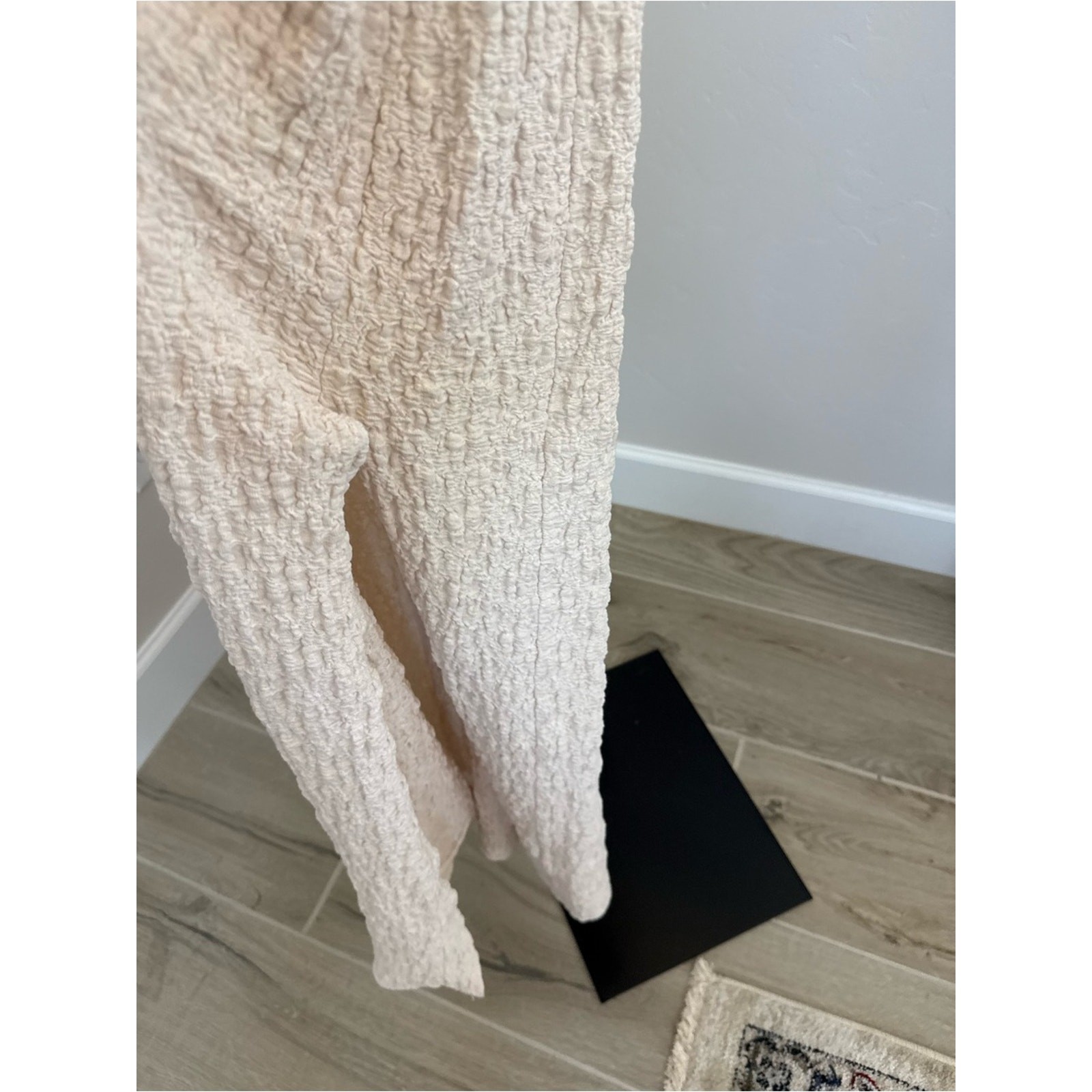 NEW Saltwater Luxe Canaan Midi Dress Small Cream High Slit Mermaid Sold Out NWT