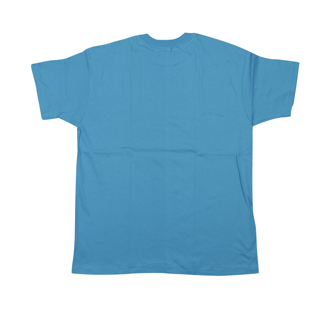 Deadstock Vintage 90s Mens 2XL XXL Blank Short Sleeve T-Shirt Blue Cotton USA