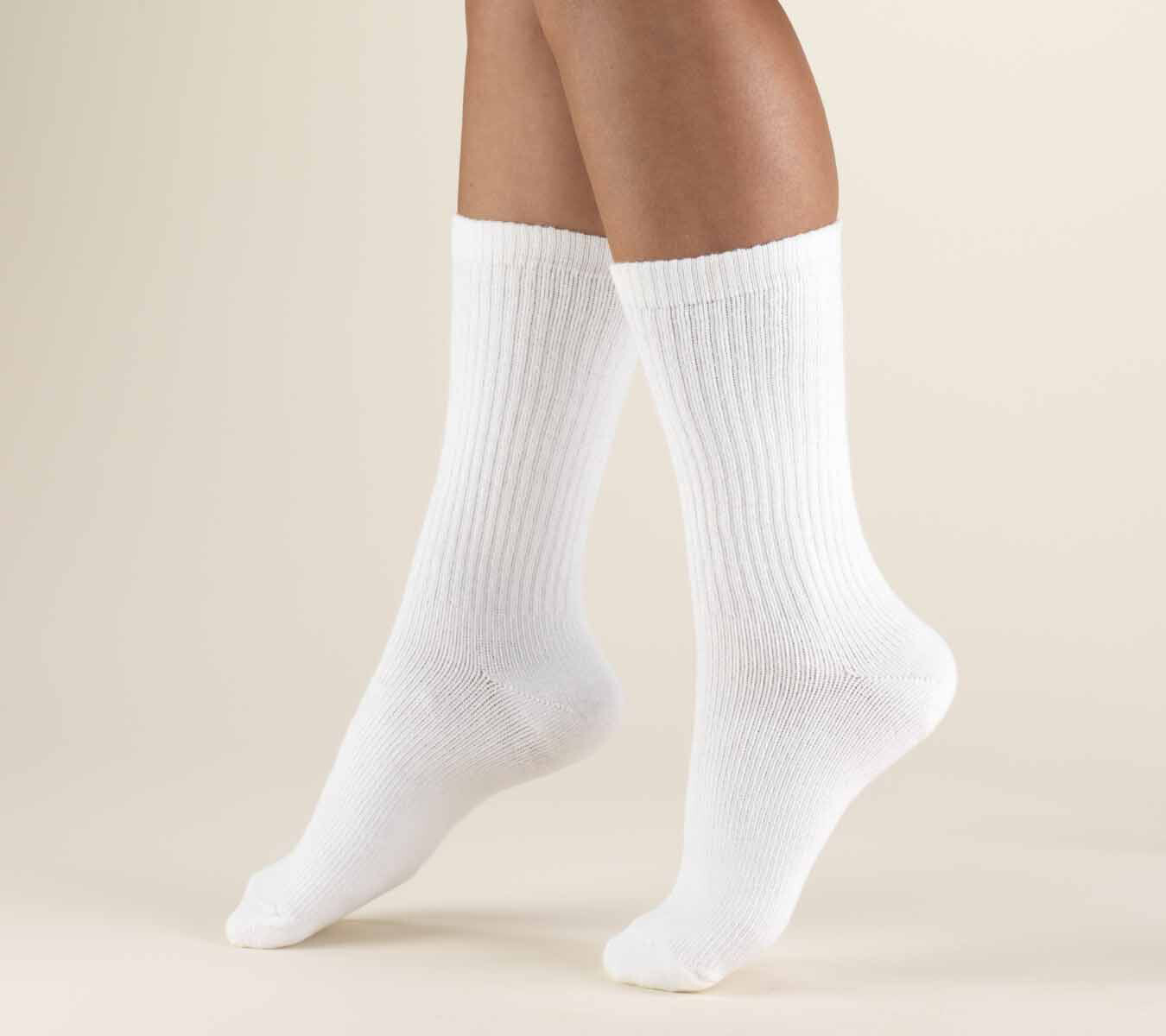 3-12 Pairs Lot Mens Plain Solid Cotton Sports Crew Athletic Work Socks Size 9-13