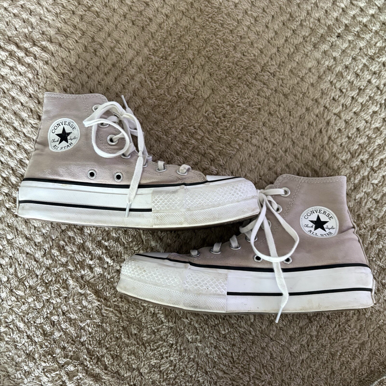 Converse Chuck Taylor All Star Lift Platform High Wonder Stone Size 5.5 Wimen’s