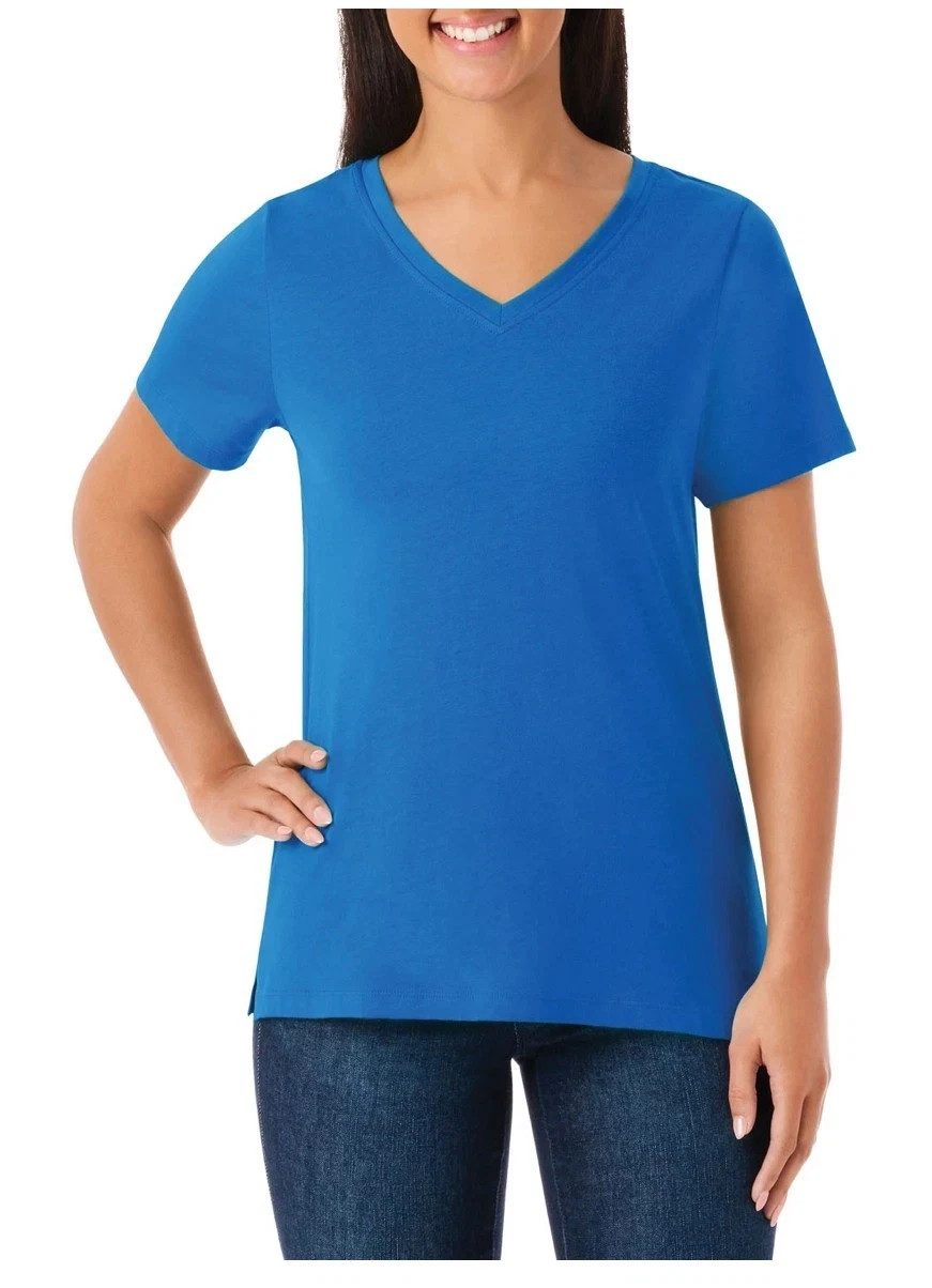Member’s Mark Women’s Soft V-Neck Tee XS–XXL Choose color & size NWT