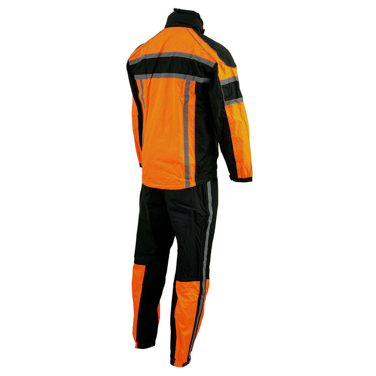 Milwaukee Leather SH2331 Men’s Water Resistant Rain Suit w/ Reflective Tape