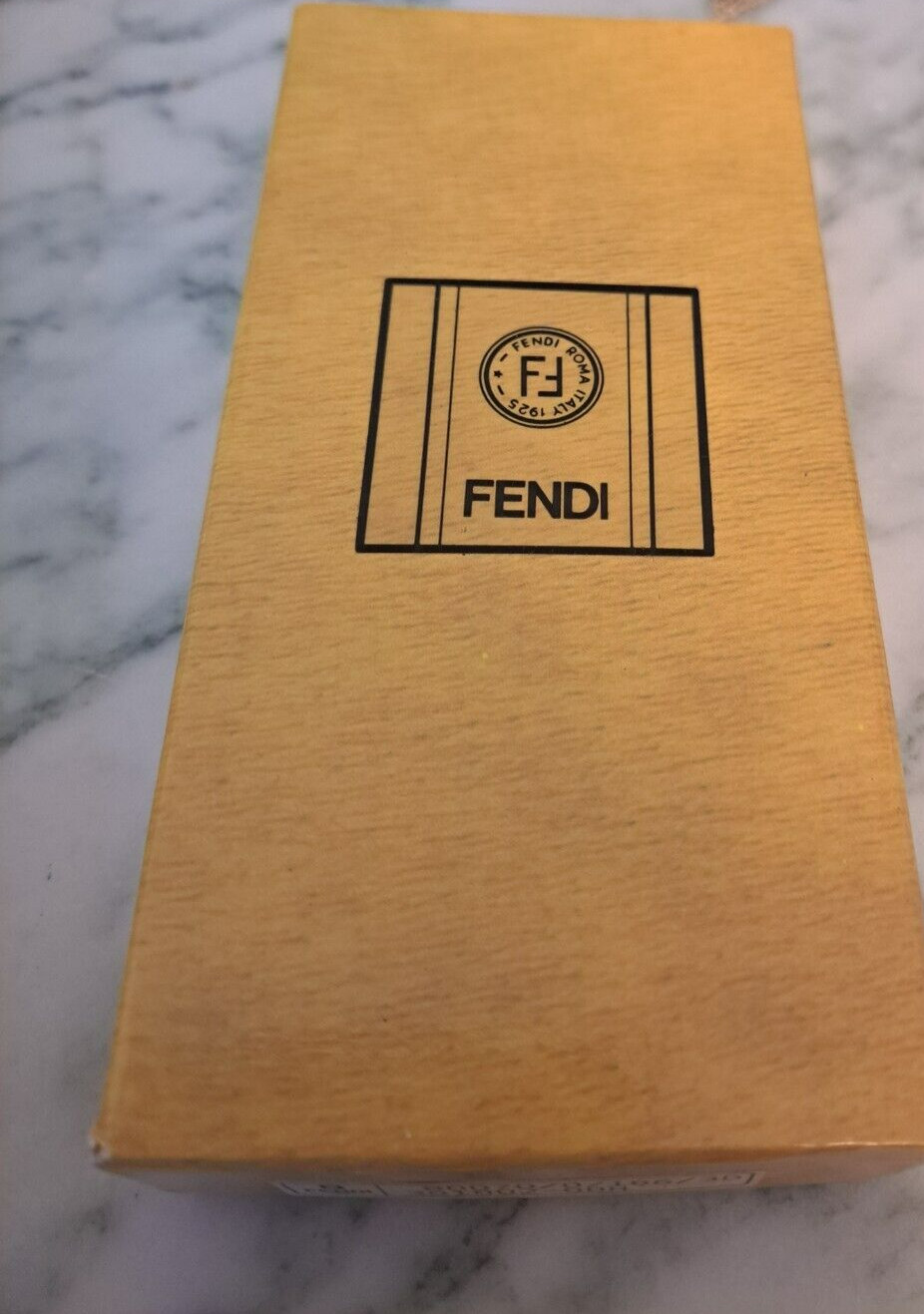vintage Fendi Keyring bag charm length 13cm logo Black accessory Never Used