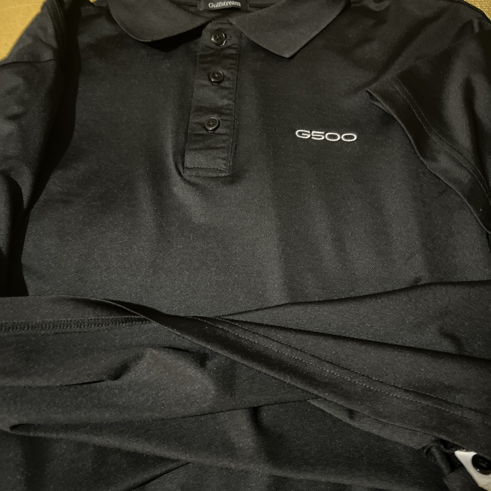 Aerospace G500 Shirt Polo Jet Gulfstream Men’s XL,2XL Black Logo Free Gift 🎁