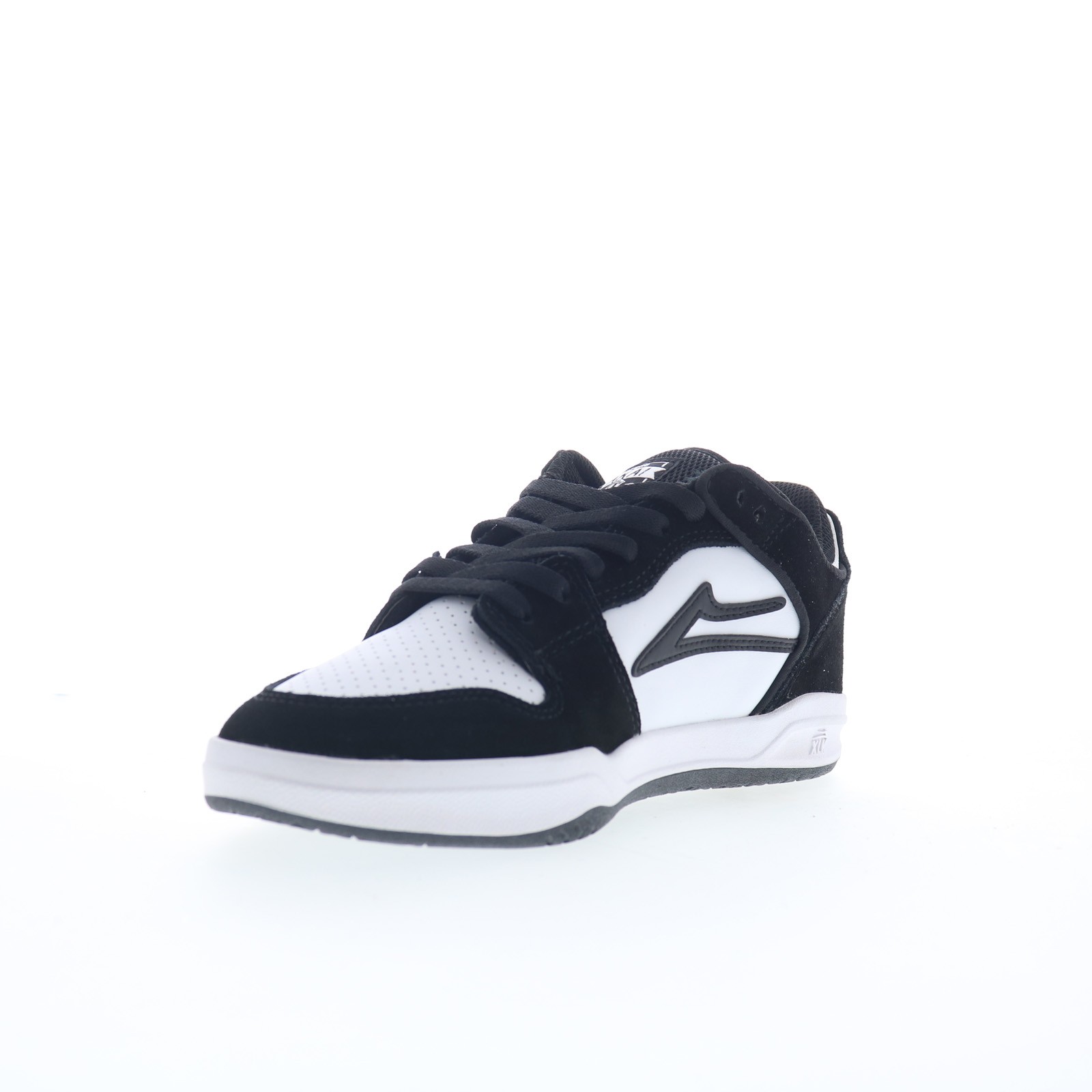 Lakai Telford Low Mens Black Suede Lace Up Skate Inspired Sneakers Shoes