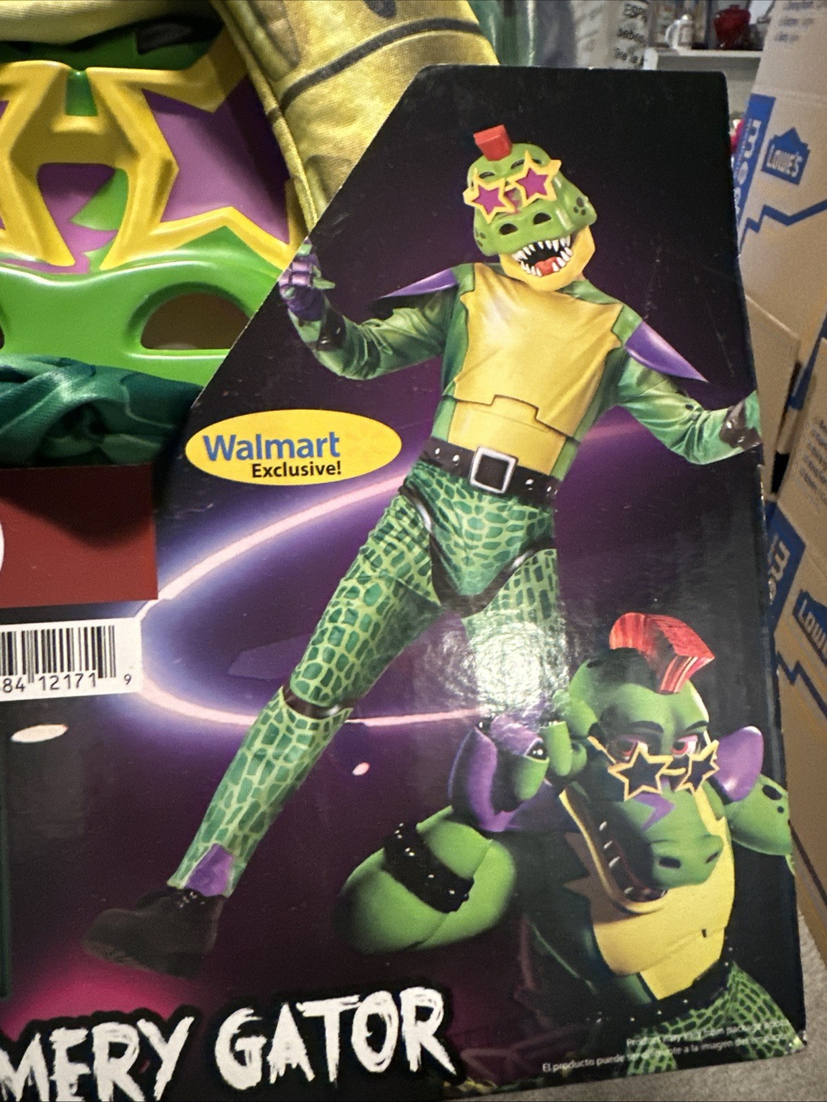 Halloween Costume Boys Montgomery Gator Medium 8 New