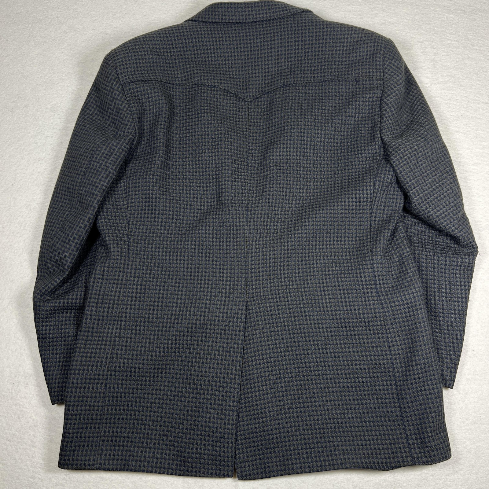 Panhandle Slim Western Blazer 42R Men’s Micro Check Jacket Western Yoke