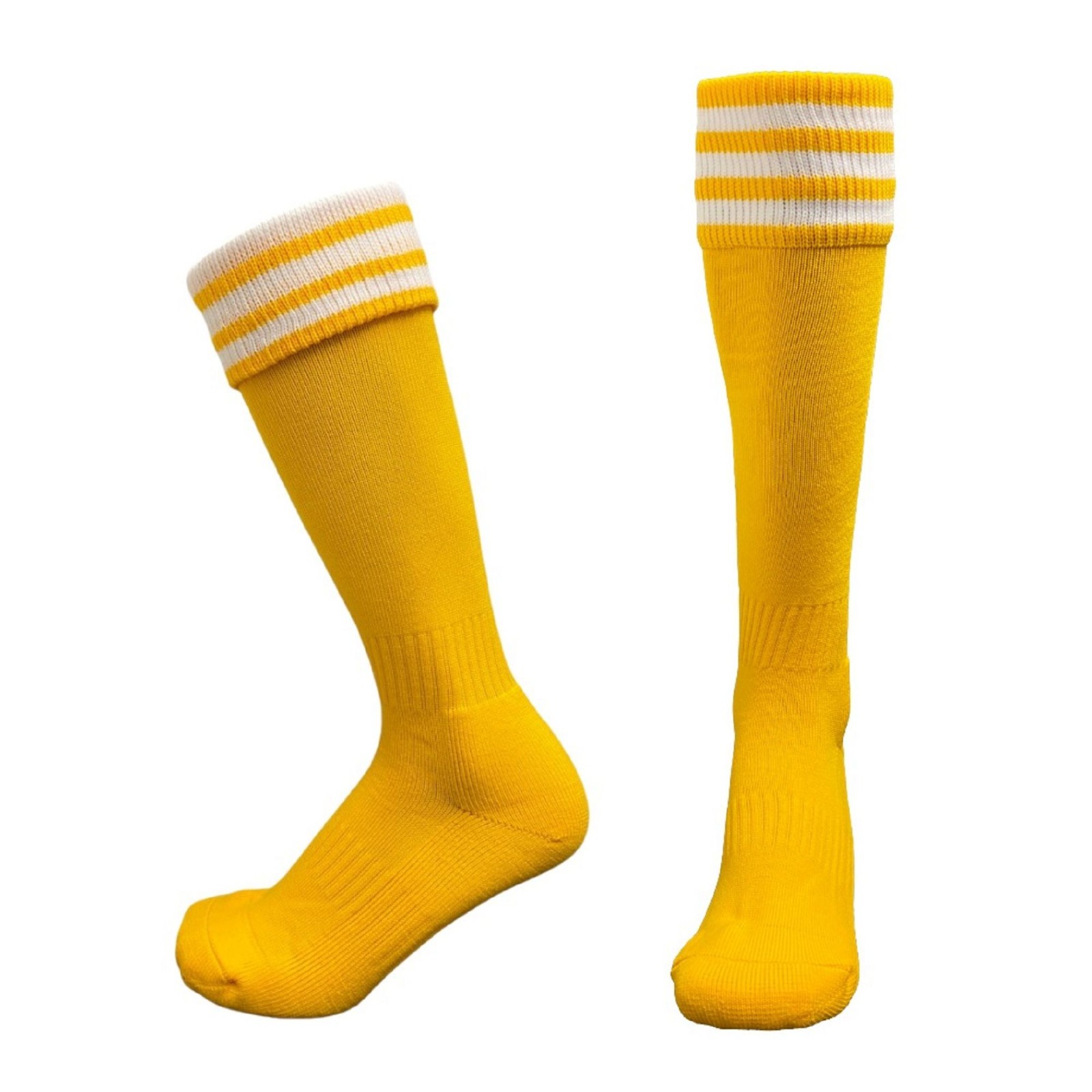 COUVER Youth Knee High Tube Socks – Kids Triple Stripe Athletic Sports Socks